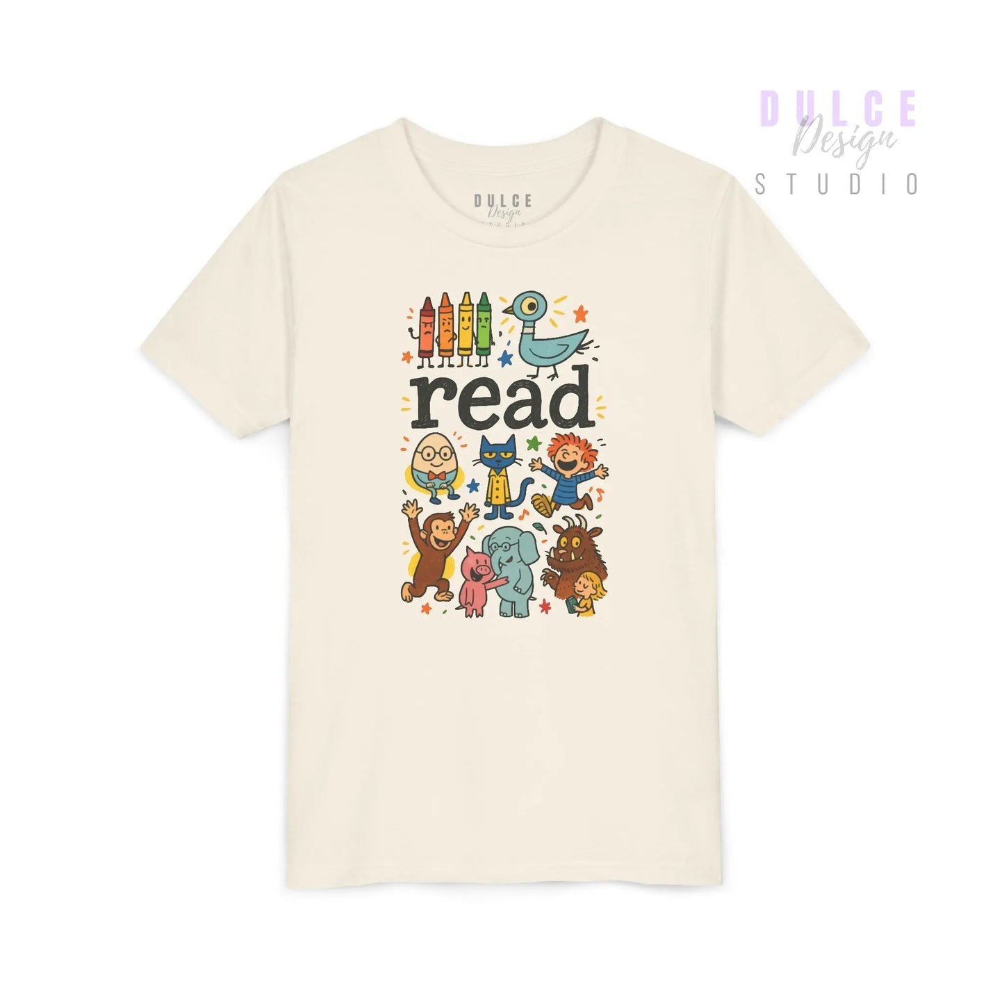 Read All the Favorites – Kids Storytime Graphic Tee - Dulce Design Studio