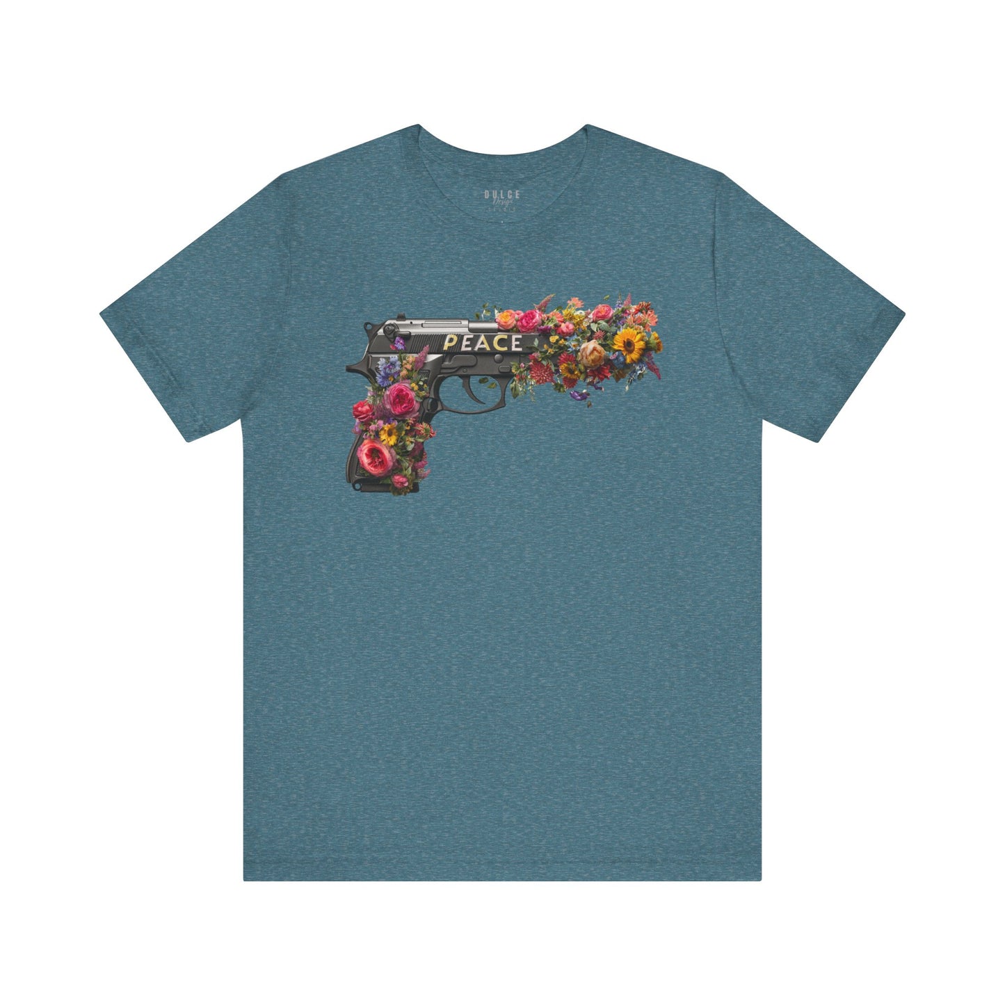 Peace In Bloom Shirt – Floral Weapon Graphic Tee