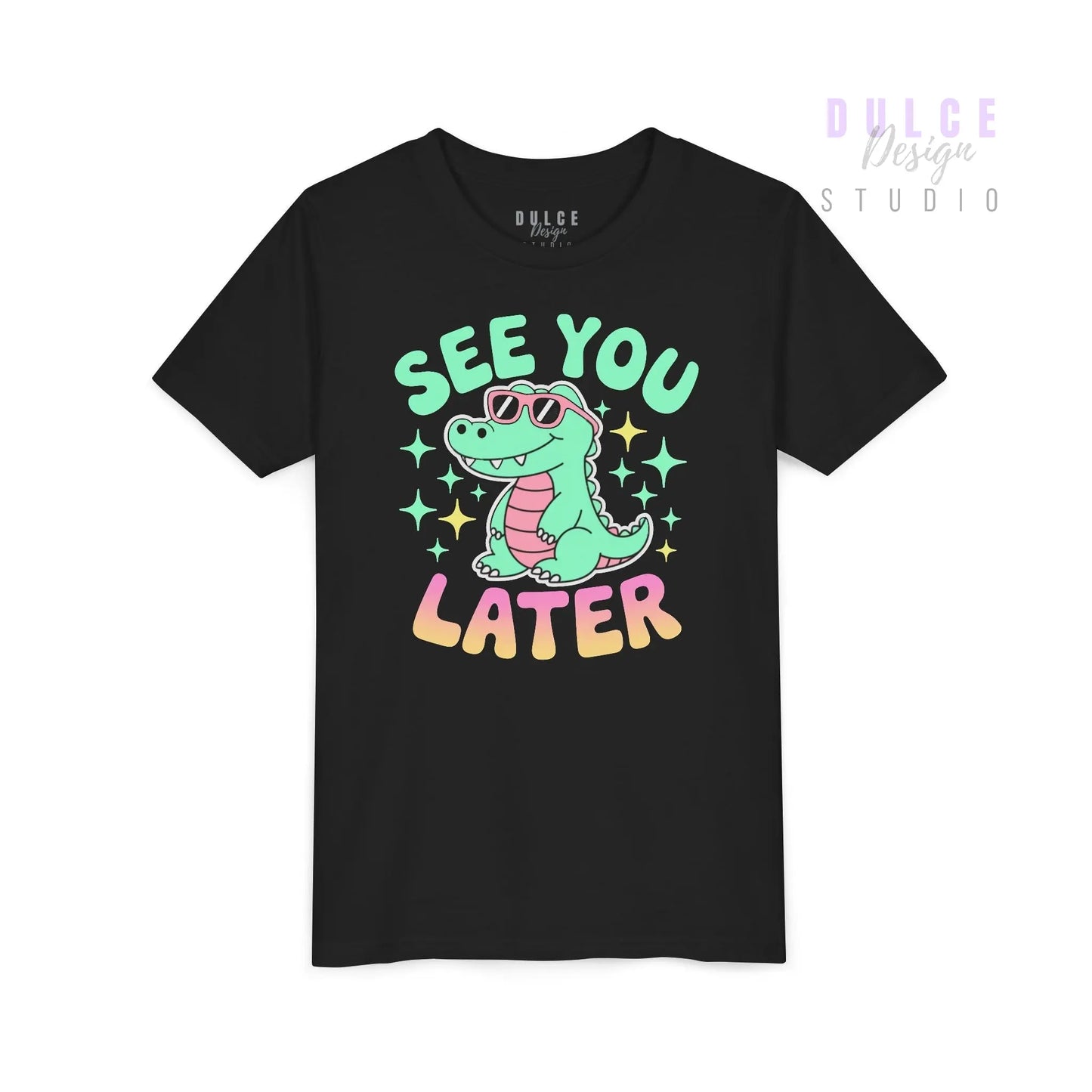 See You Later – Cool Alligator Kids Tee - Dulce Design Studio