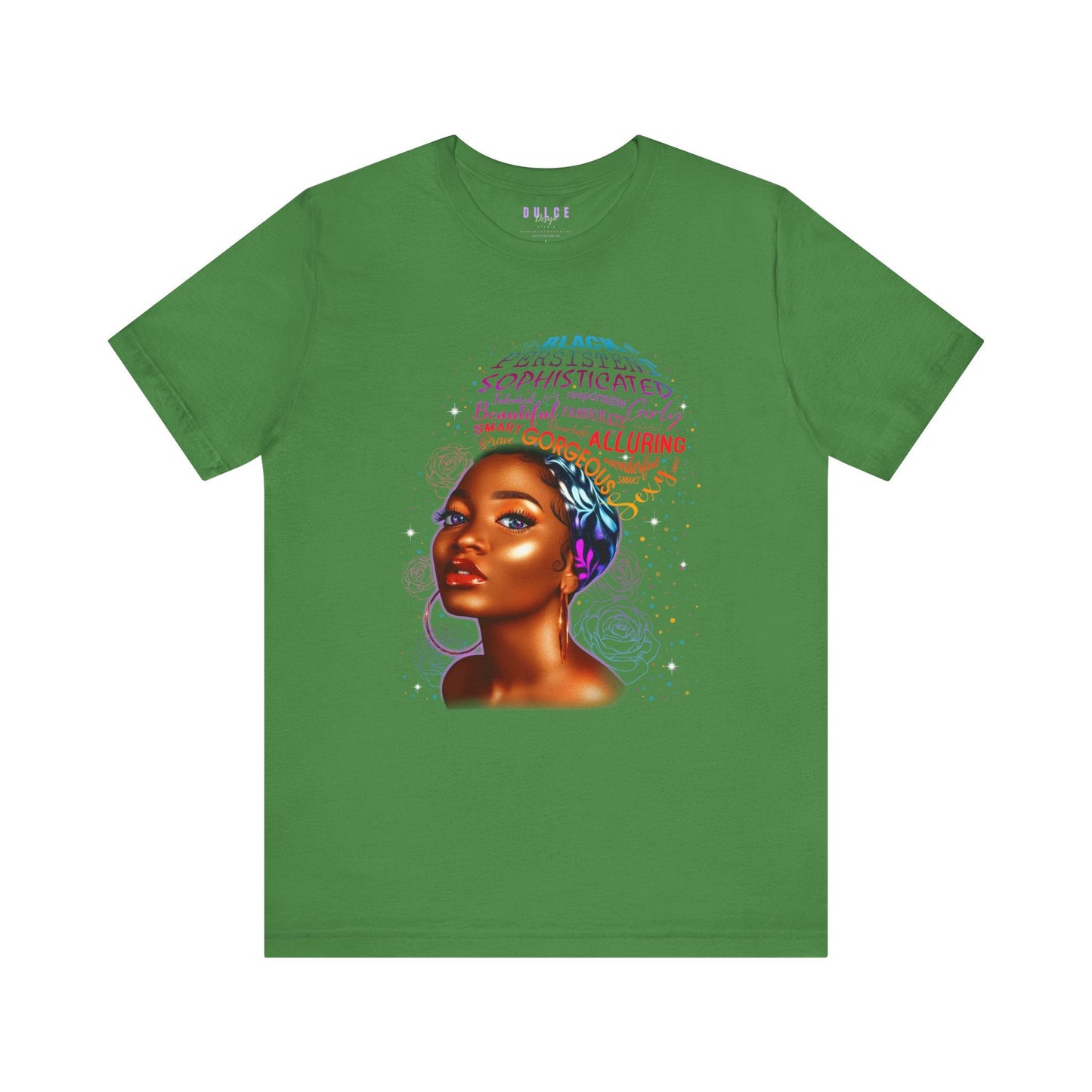 Radiant by Design – Empowered Woman Graphic Tee- Leaf / 3XL- Dulce Design Studio