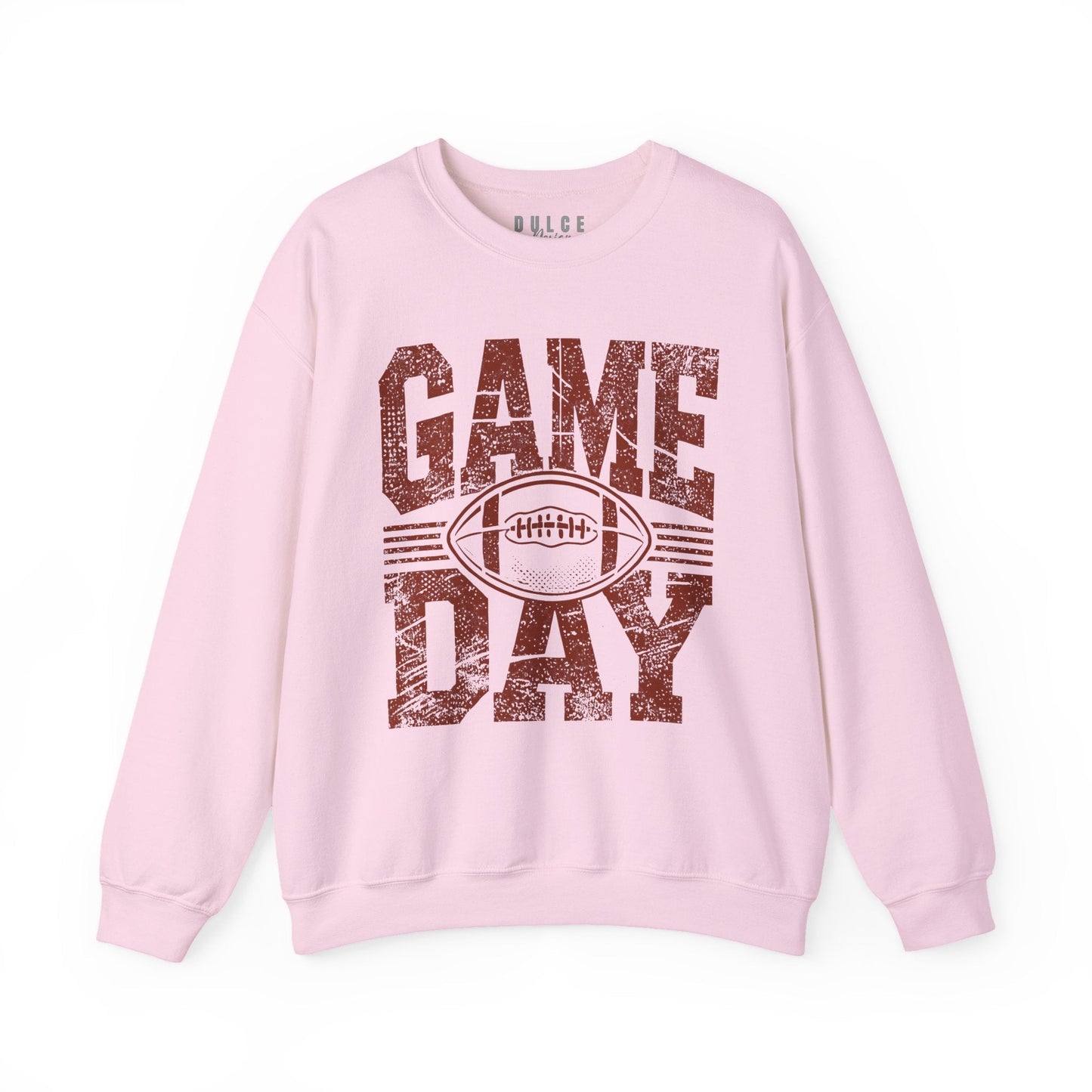 Game Day Sweatshirt – vintage distressed football pullover- - Dulce Design Studio
