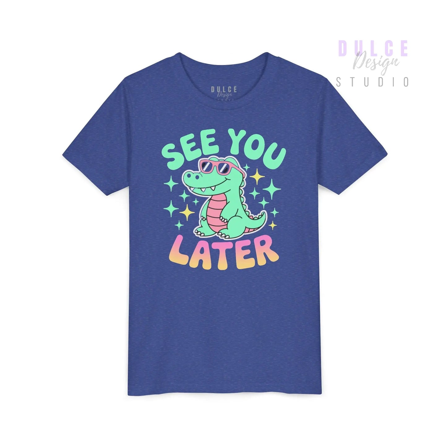 See You Later – Cool Alligator Kids Tee - Dulce Design Studio