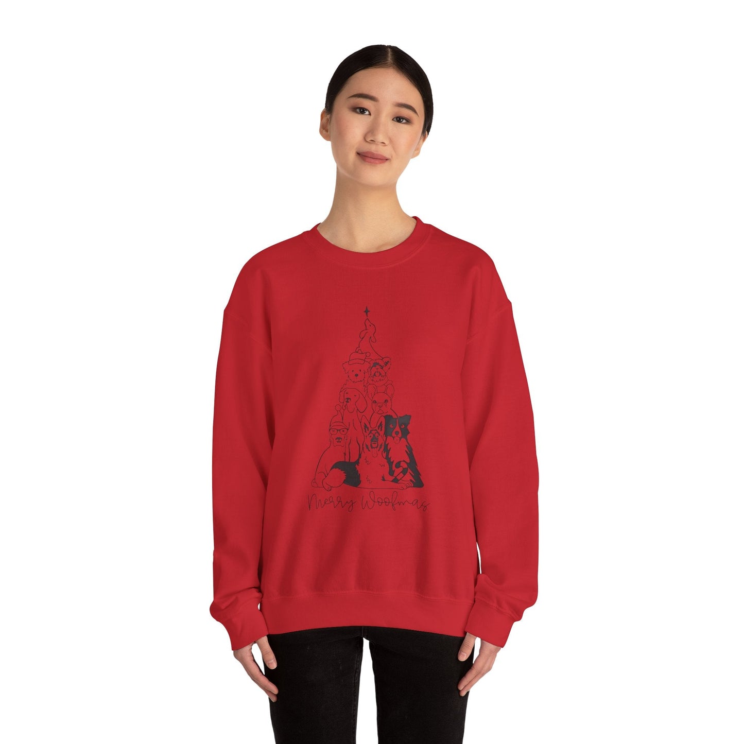 MERRY WOOFMAS SWEATSHIRT- - Dulce Design Studio