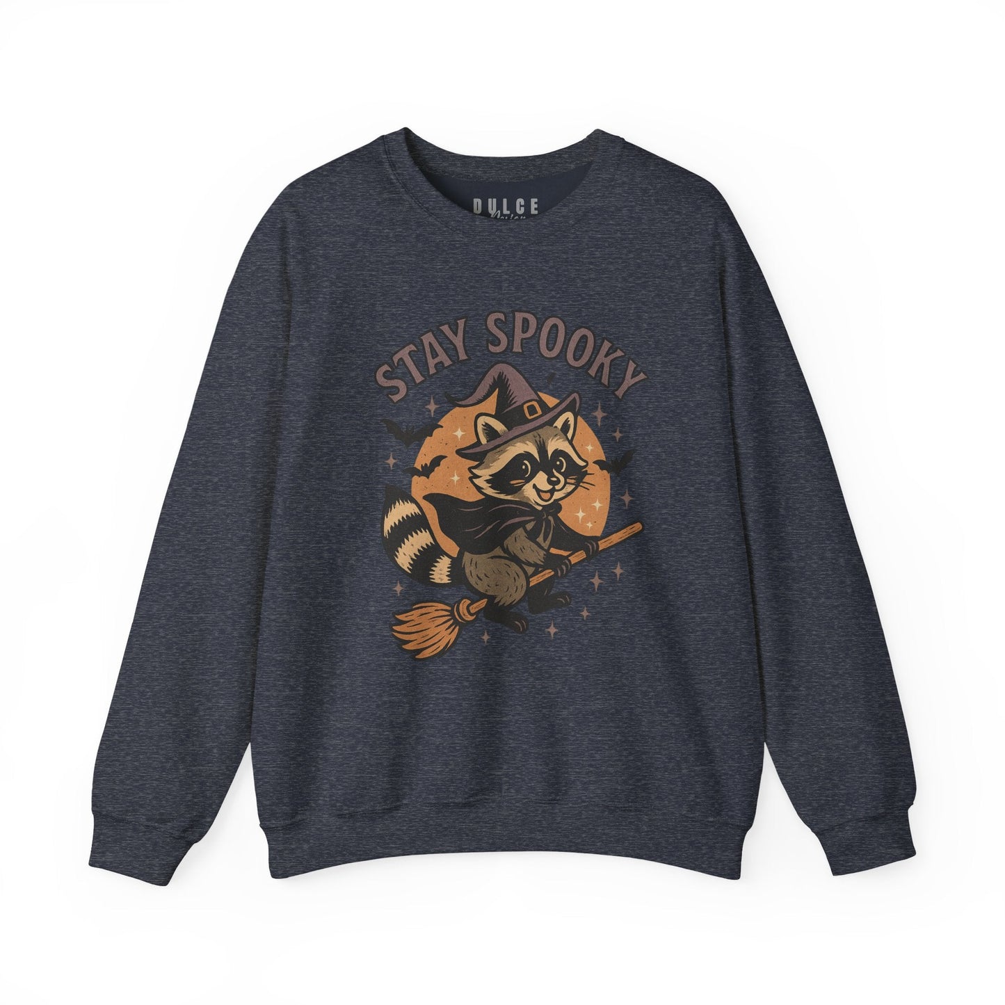 Stay Spooky Raccoon Halloween Sweatshirt- - Dulce Design Studio