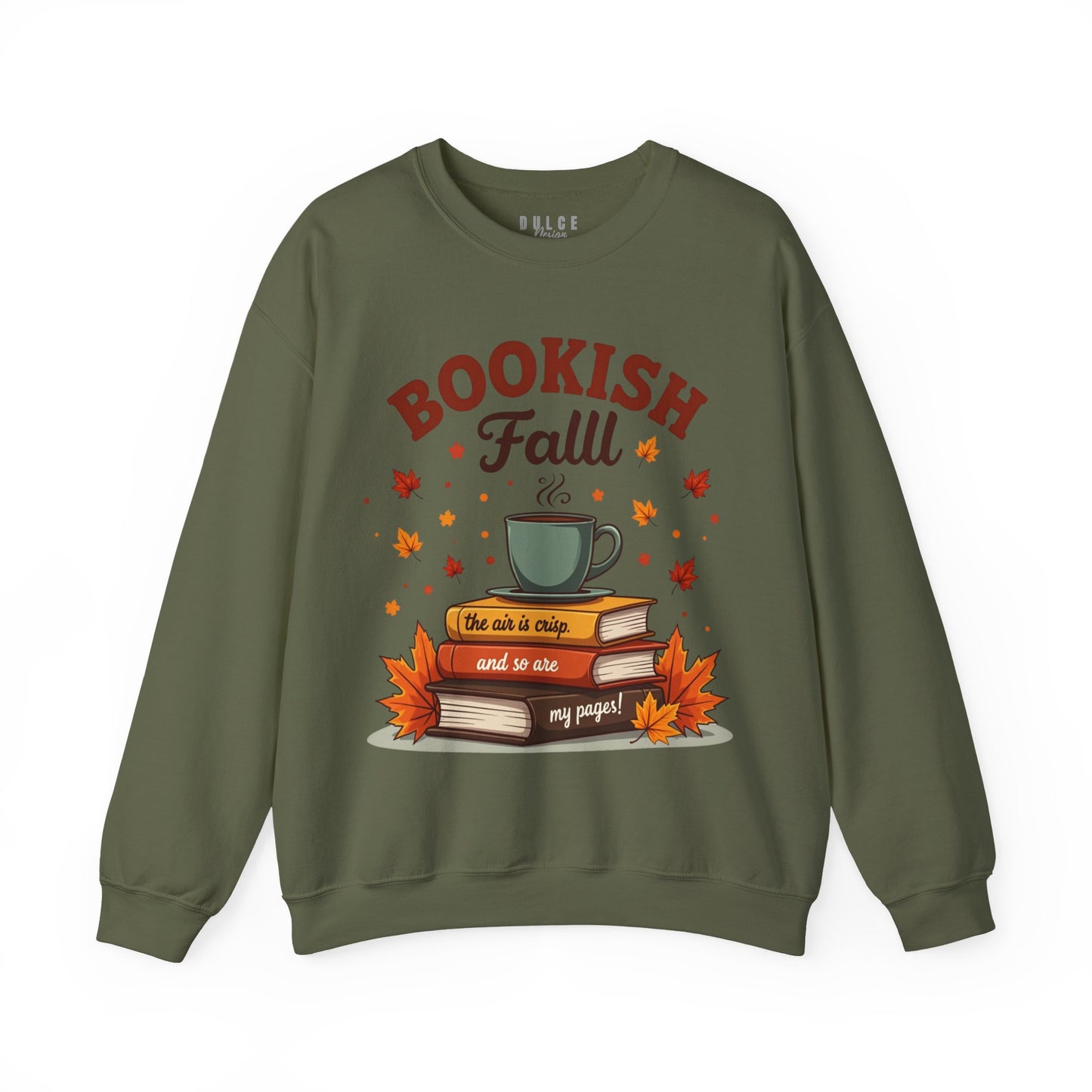 Bookish Fall Sweatshirt – Cozy Autumn Reading Pullover
