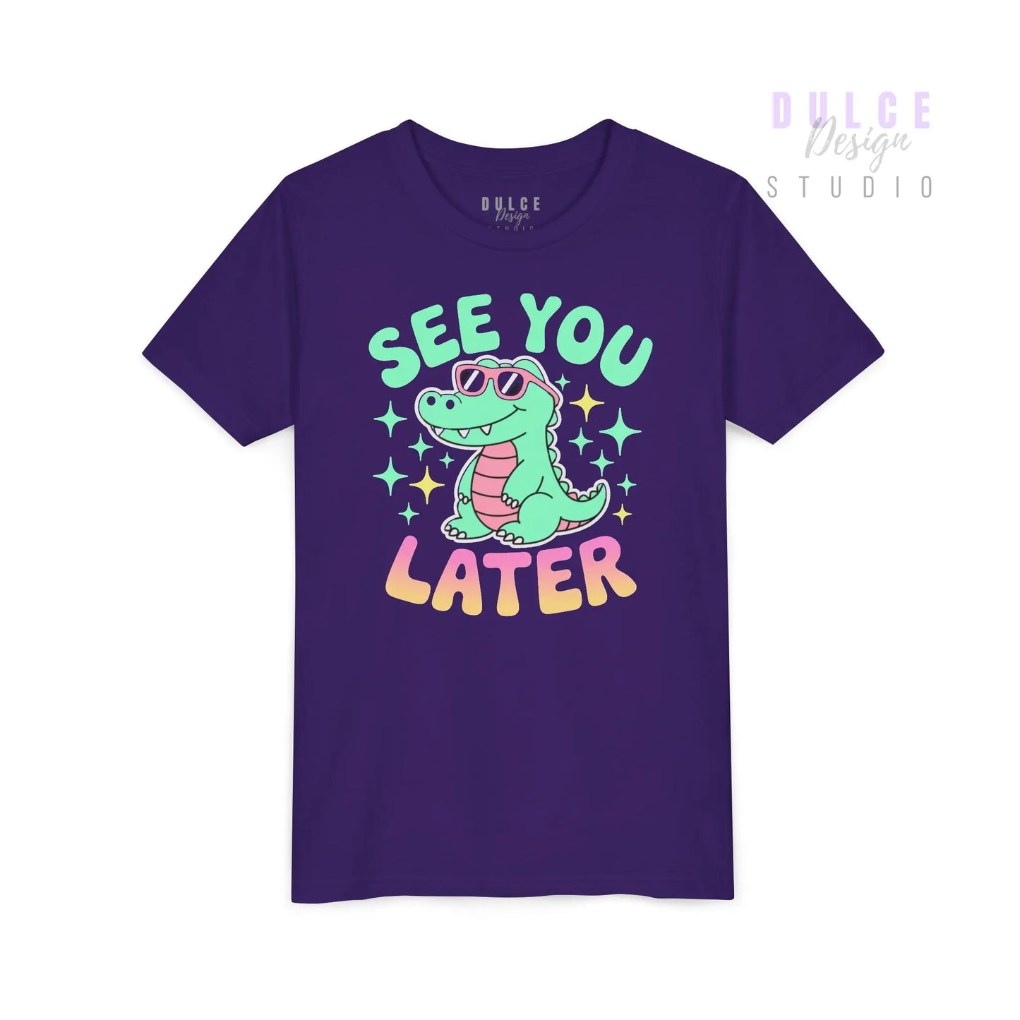 See You Later – Cool Alligator Kids Tee - Dulce Design Studio