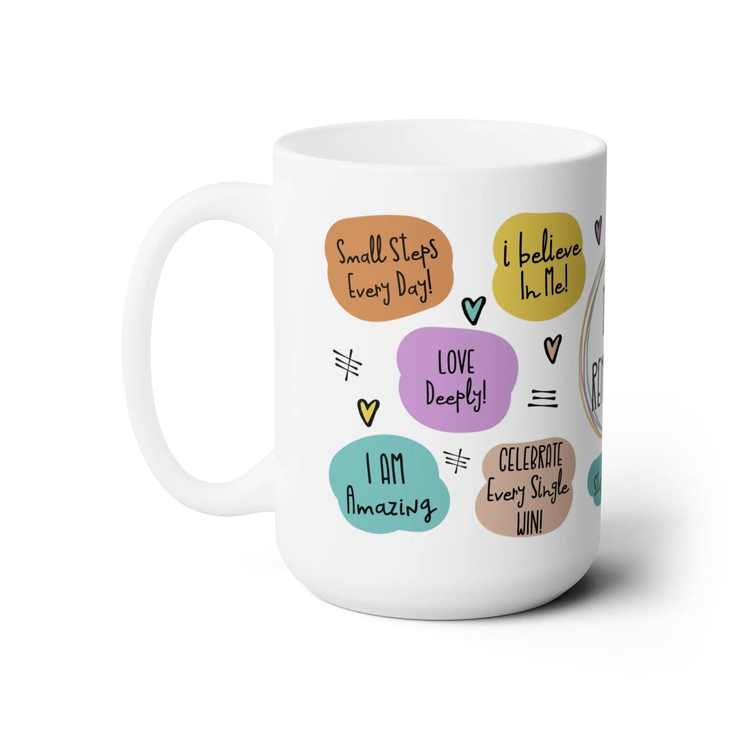 Affirmation Mug – 15oz Empowering Morning Coffee Cup with Motivational Quotes - Dulce Design Studio