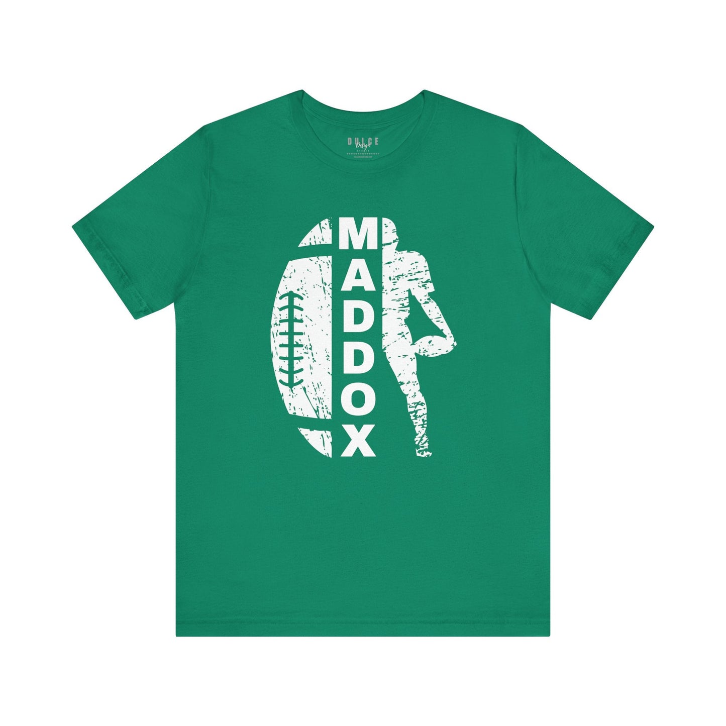 Personalized Football Name Tee – Game Day Sports Shirt- Kelly / 3XL- Dulce Design Studio
