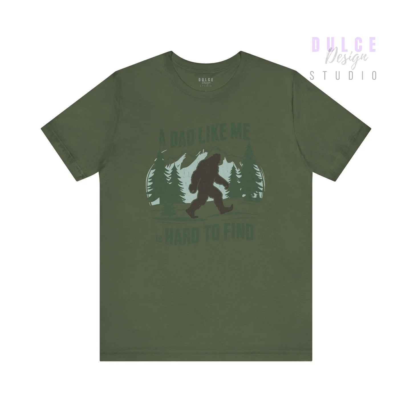 Hard to Find Dad – Bigfoot Forest T-Shirt - Dulce Design Studio