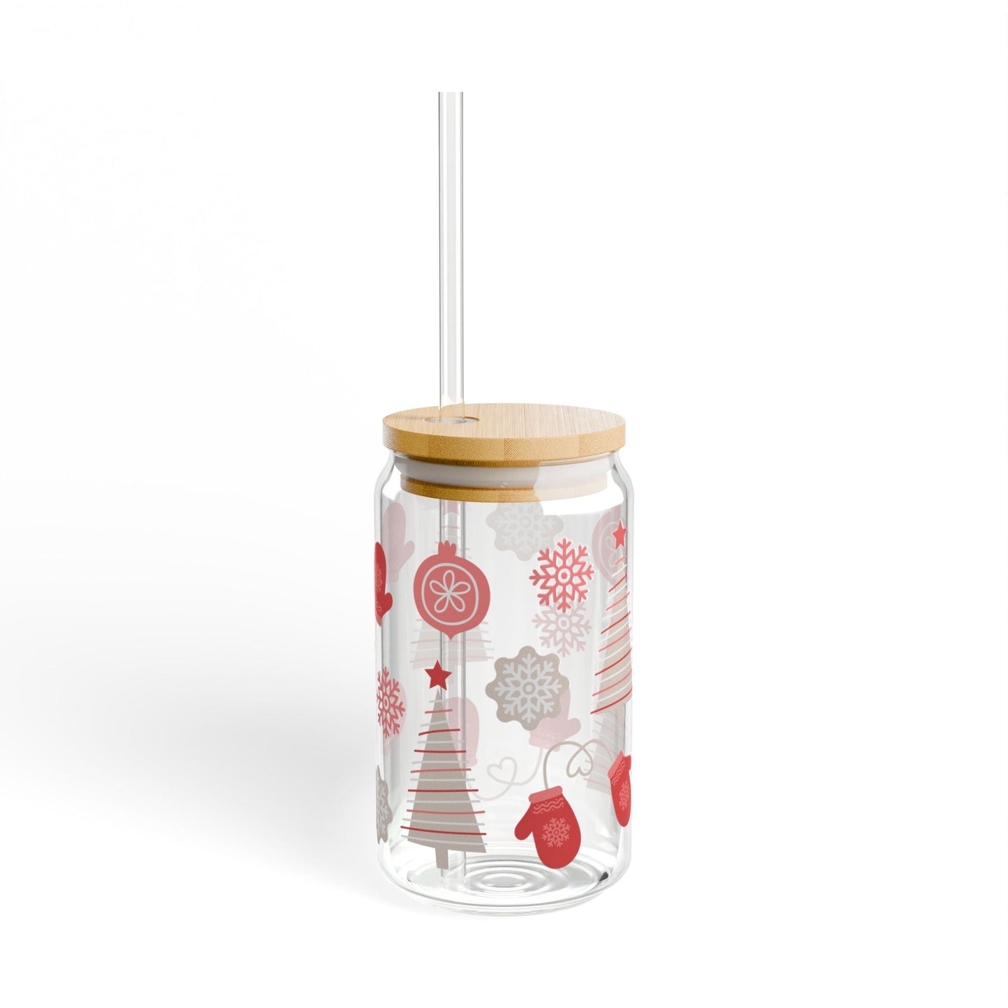 PASTEL CHRISTMAS- LIBBY GLASS 16oz- - Dulce Design Studio