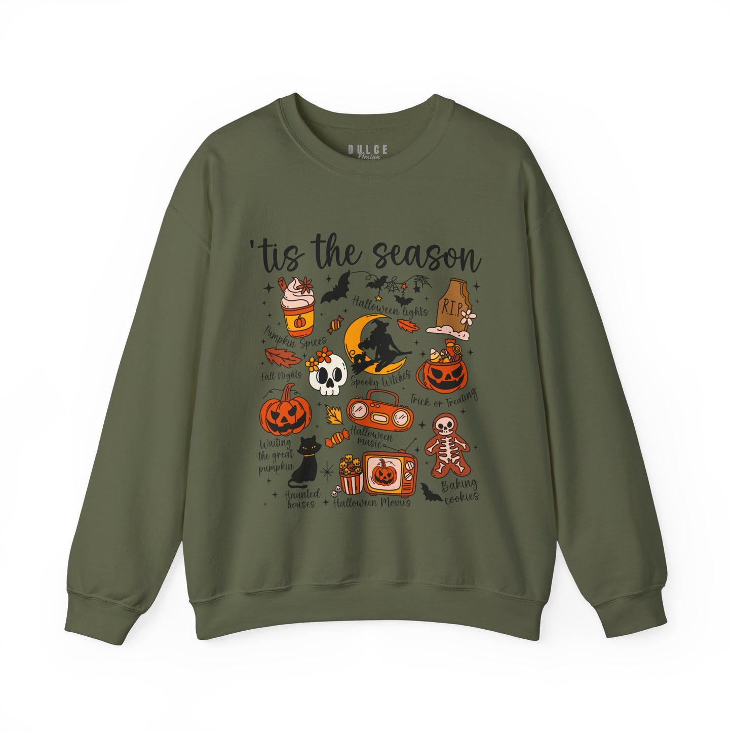 Halloween Doodles Sweatshirt – Cute & Cozy Fall Vibes