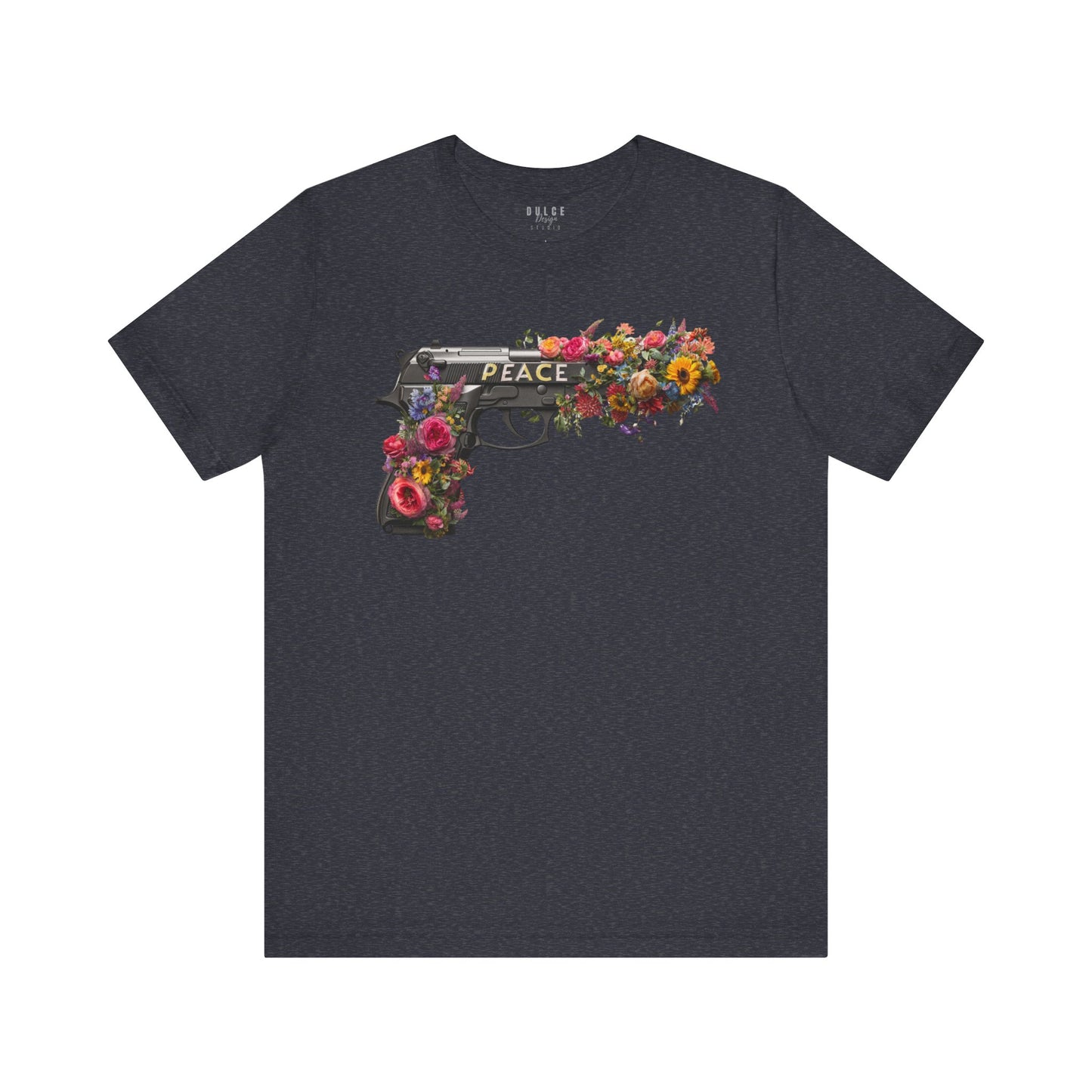 Peace In Bloom Shirt – Floral Weapon Graphic Tee