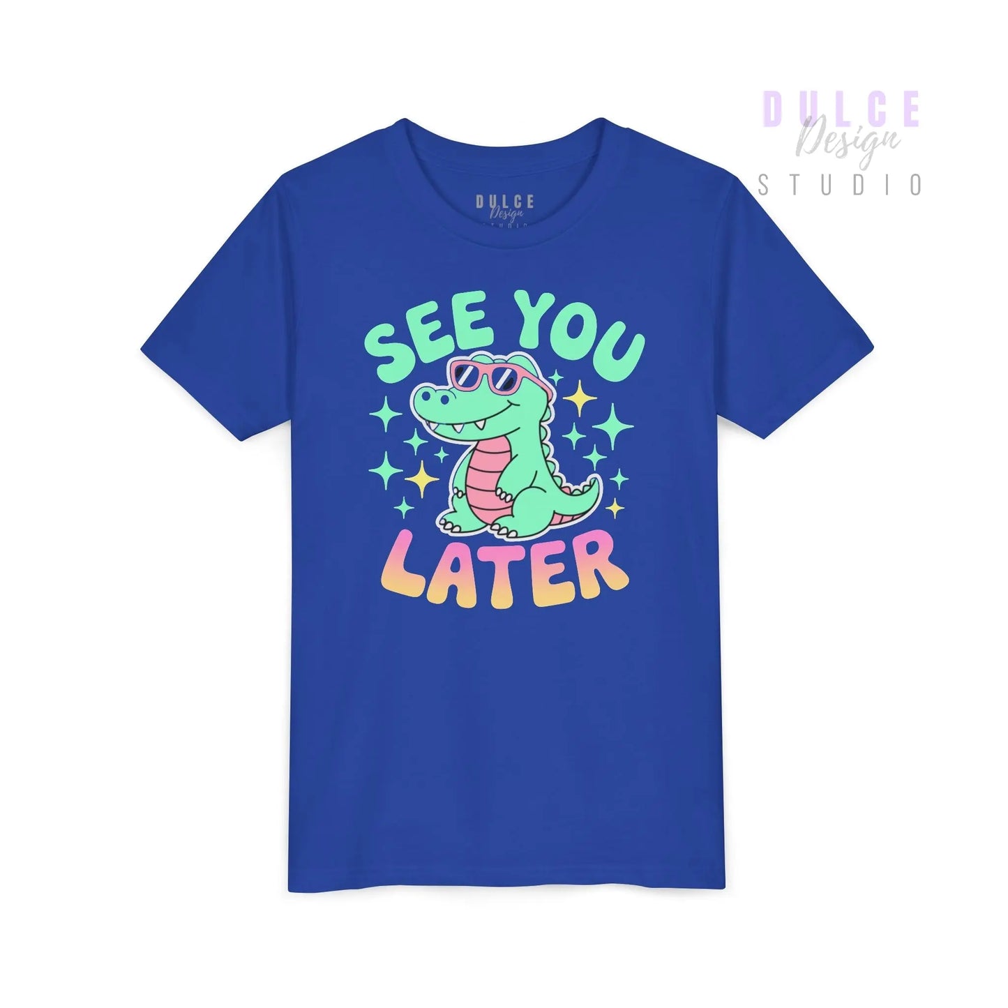 See You Later – Cool Alligator Kids Tee - Dulce Design Studio