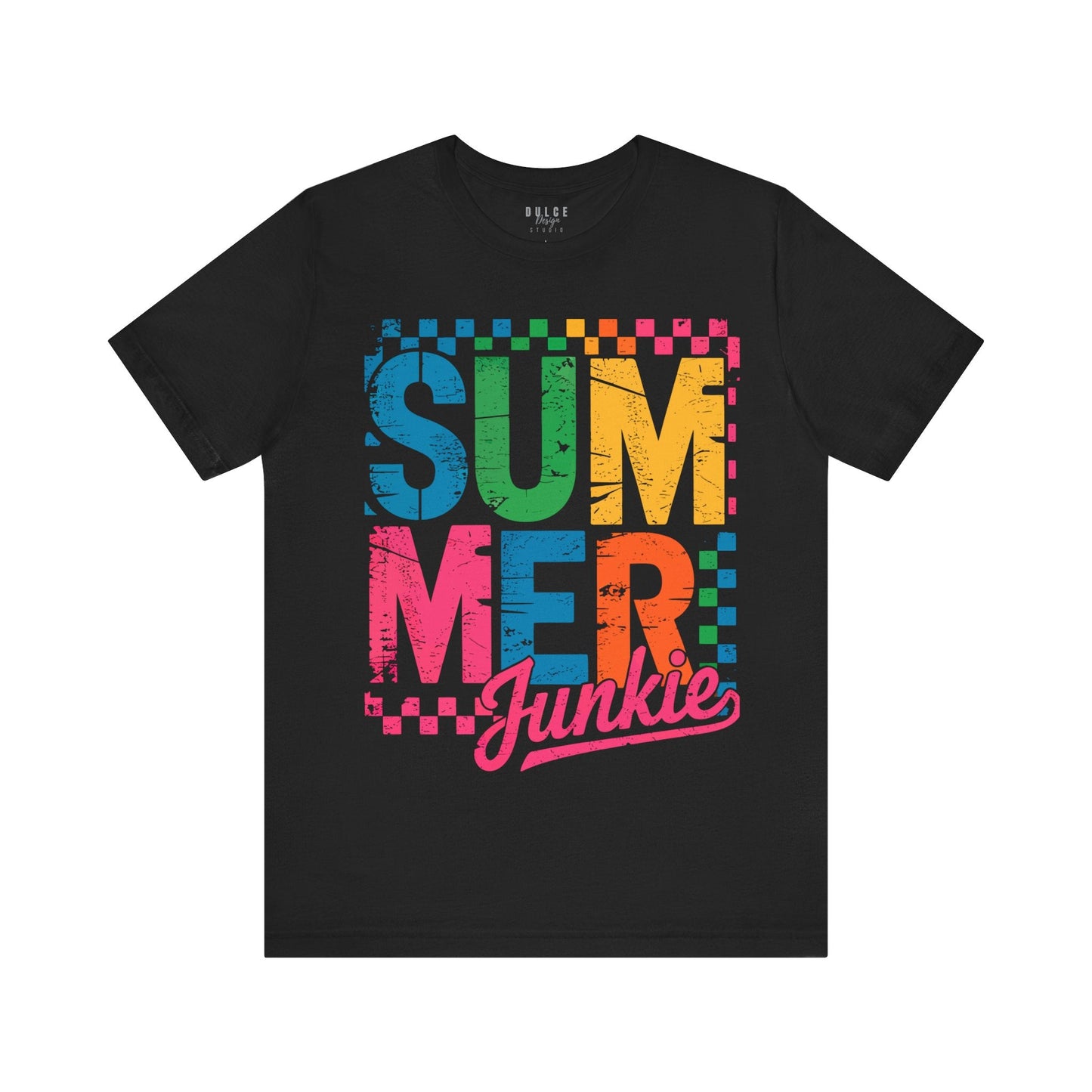 Summer Junkie – Summer Graphic Tee- Black / 3XL- Dulce Design Studio