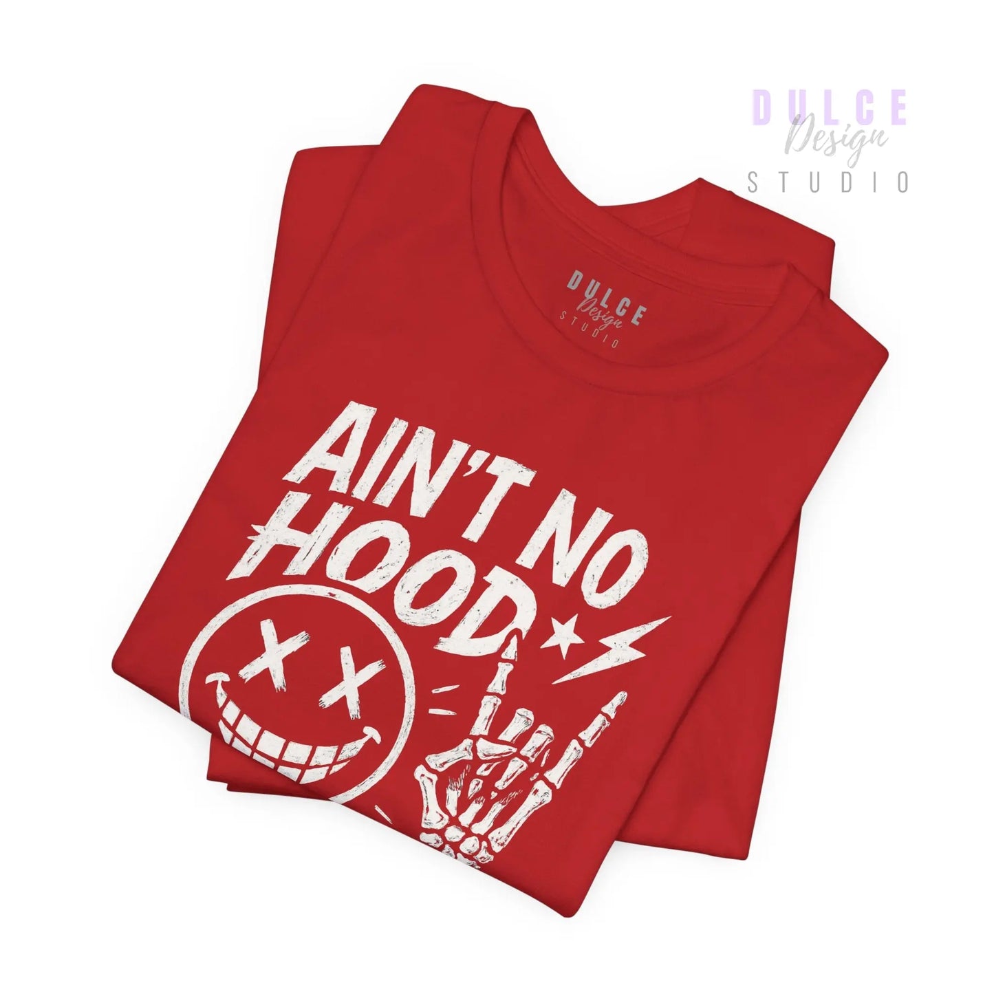 Ain’t No Hood Like Fatherhood – Rock Dad Tee - Dulce Design Studio
