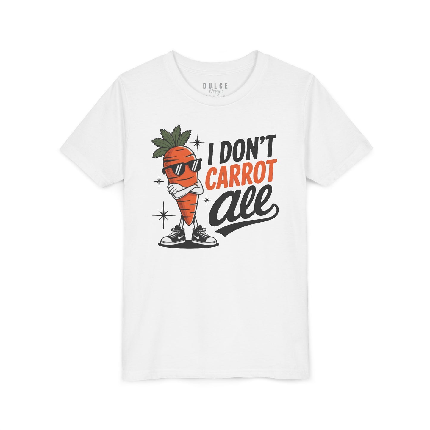 I Don’t Carrot All – Kids Punny Veggie Tee
