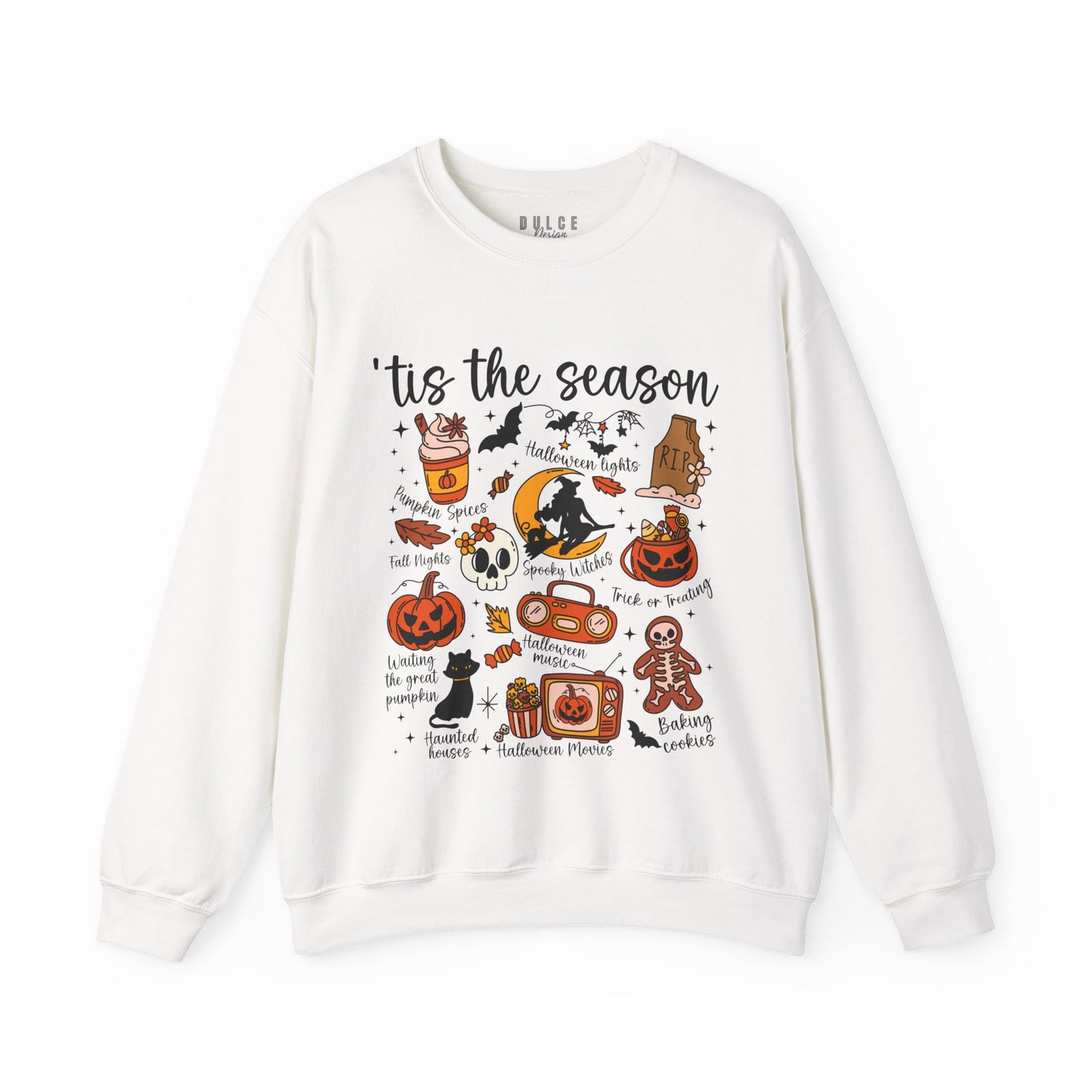 Halloween Doodles Sweatshirt – Cute & Cozy Fall Vibes