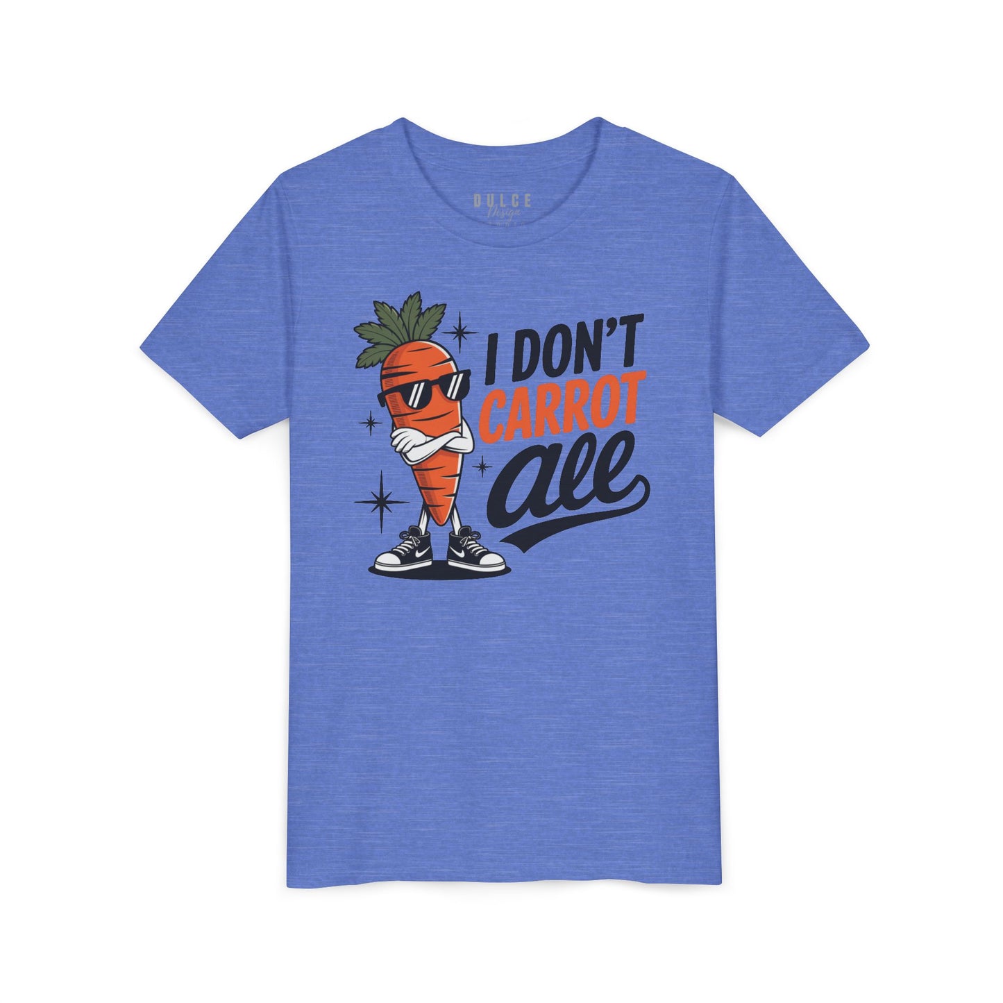 I Don’t Carrot All – Kids Punny Veggie Tee