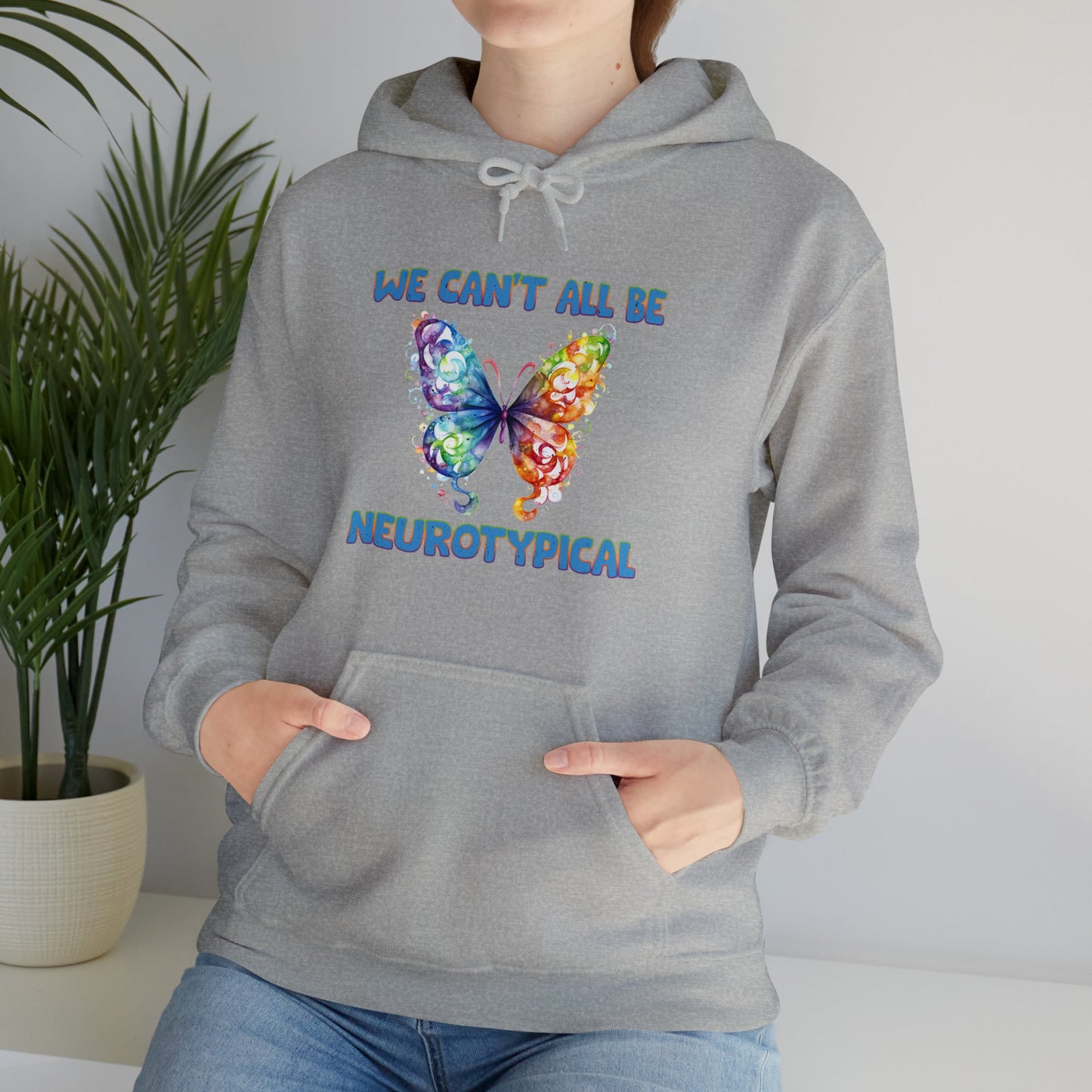 Color Outside the Lines – Neurodiversity Hoodie- Sport Grey / 3XL- Dulce Design Studio
