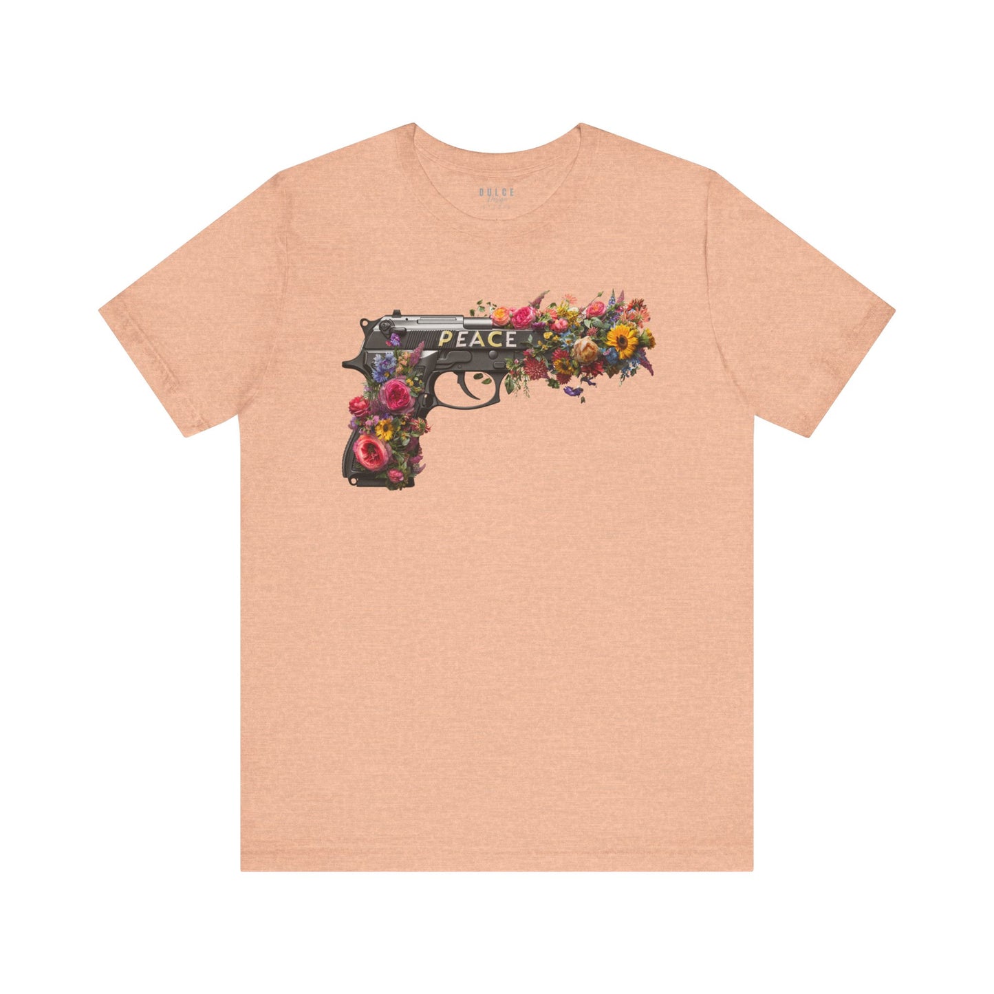 Peace In Bloom Shirt – Floral Weapon Graphic Tee