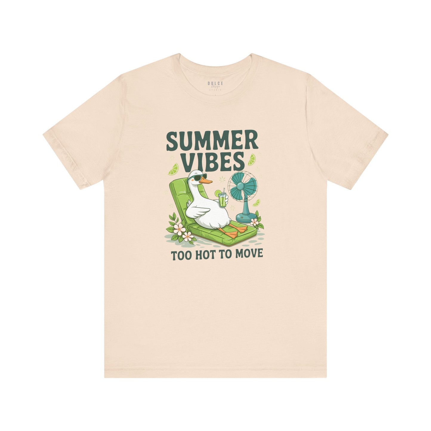 Summer Vibes Duck Shirt – Too Hot to Move- - Dulce Design Studio