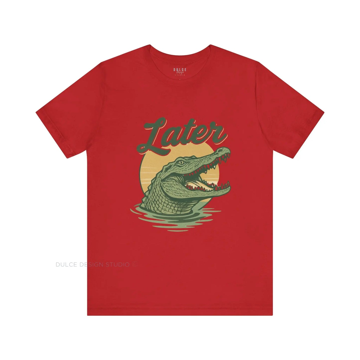 Later, Gator – Retro Alligator Graphic Tee - Dulce Design Studio