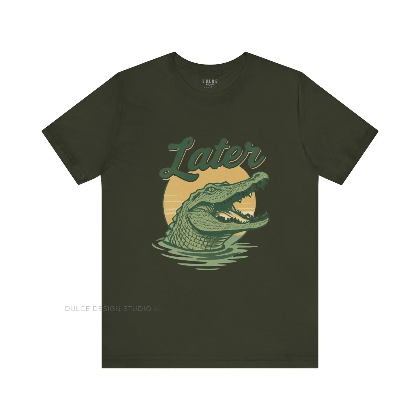 Later, Gator – Retro Alligator Graphic Tee - Dulce Design Studio
