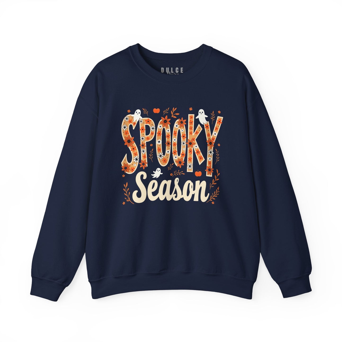 Spooky Season Sweatshirt – Fall Ghost Halloween Crewneck- - Dulce Design Studio
