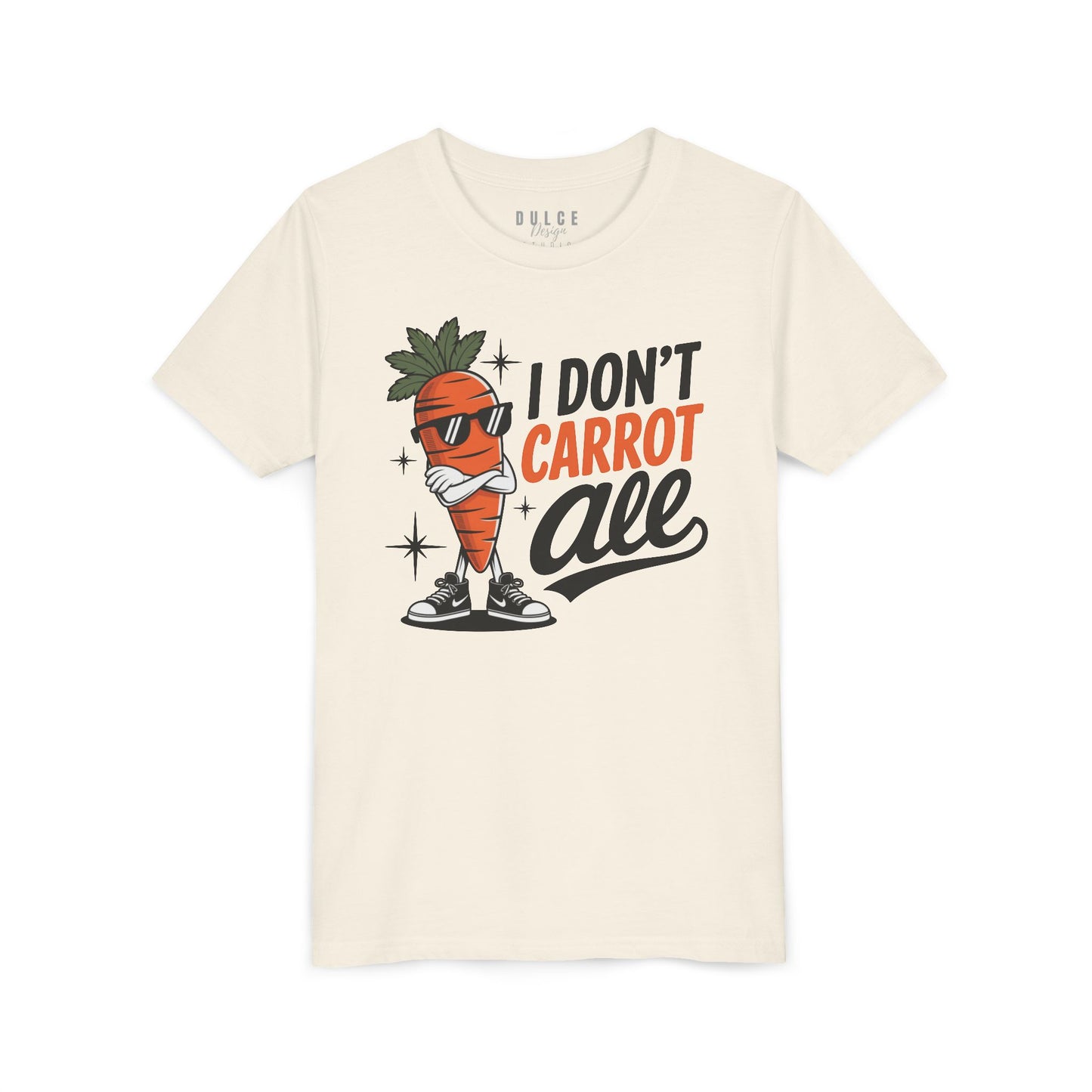 I Don’t Carrot All – Kids Punny Veggie Tee
