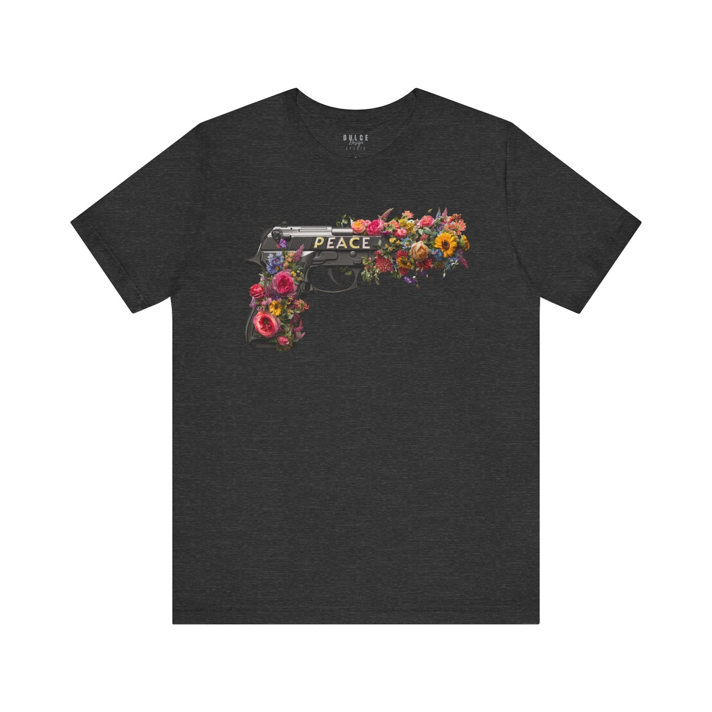 Peace In Bloom Shirt – Floral Weapon Graphic Tee