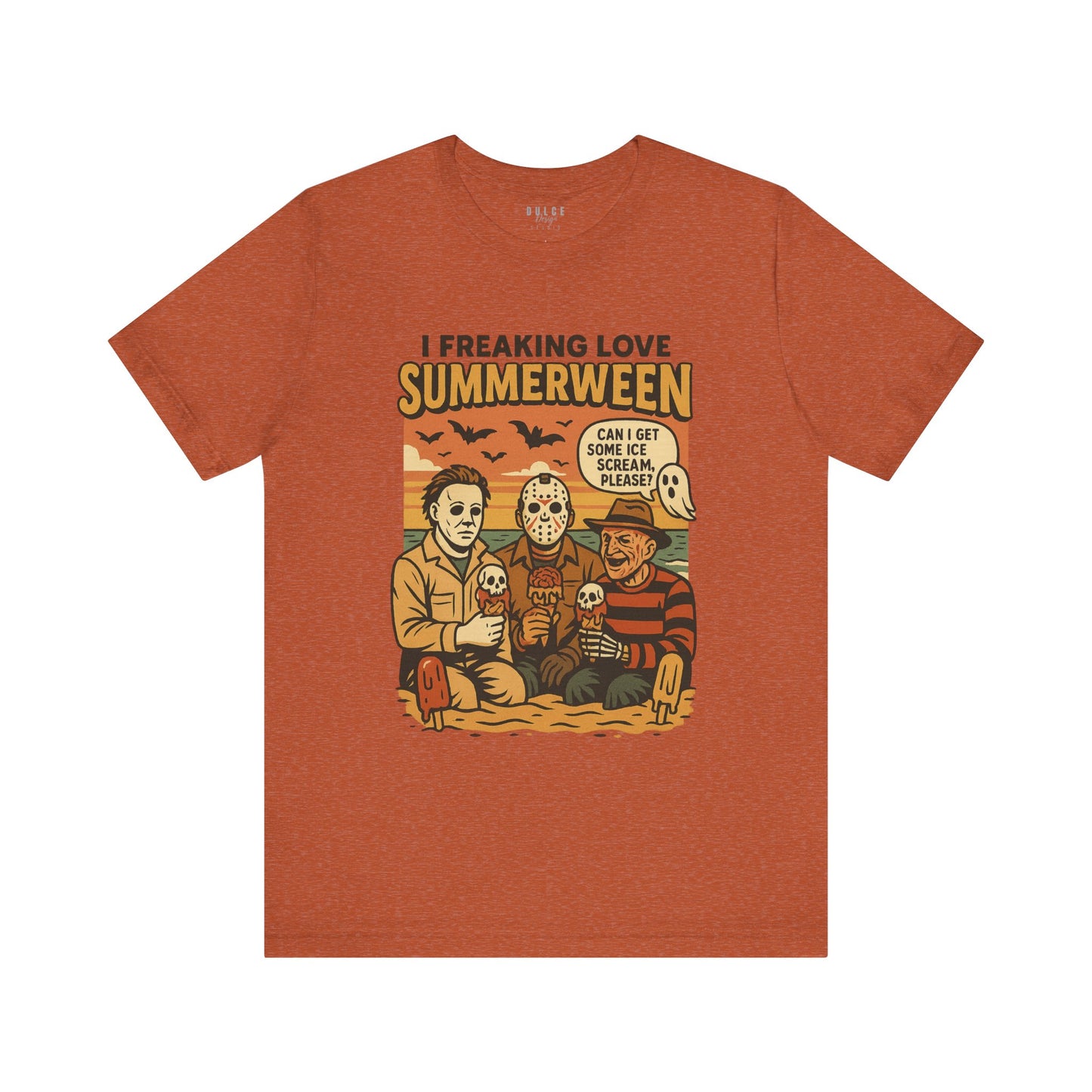 I Freaking Love Summerween Shirt – Horror Beach Tee
