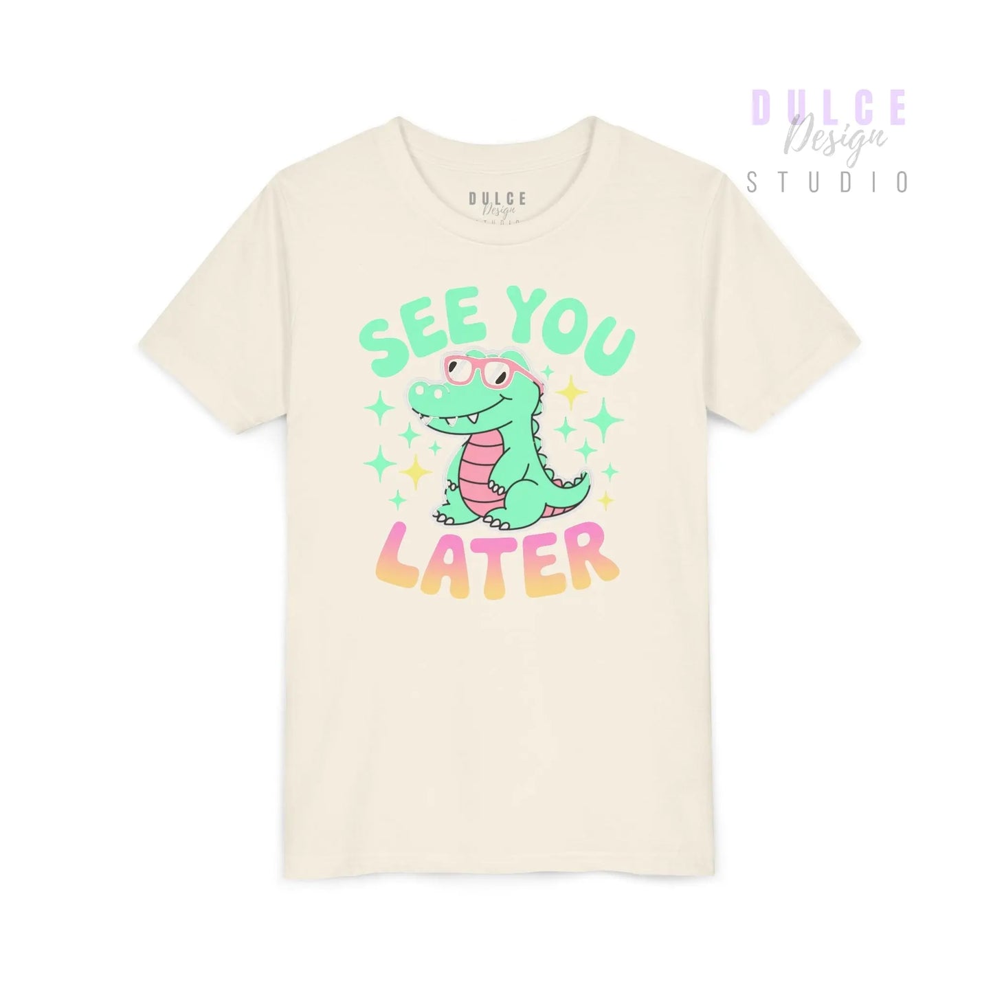 See You Later – Cool Alligator Kids Tee - Dulce Design Studio