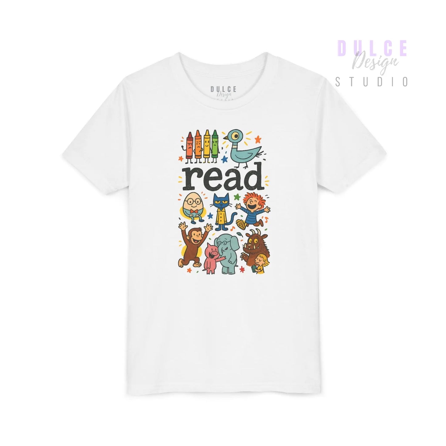 Read All the Favorites – Kids Storytime Graphic Tee - Dulce Design Studio