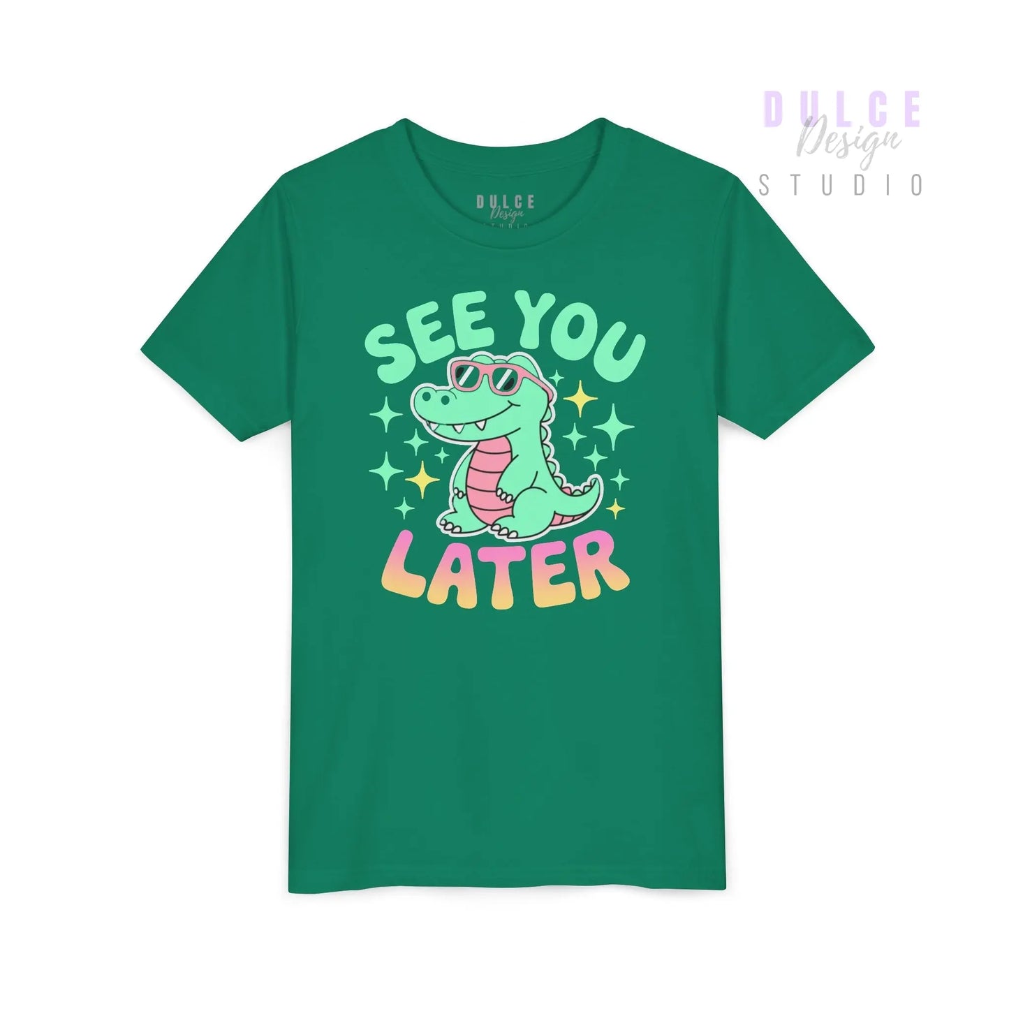 See You Later – Cool Alligator Kids Tee - Dulce Design Studio