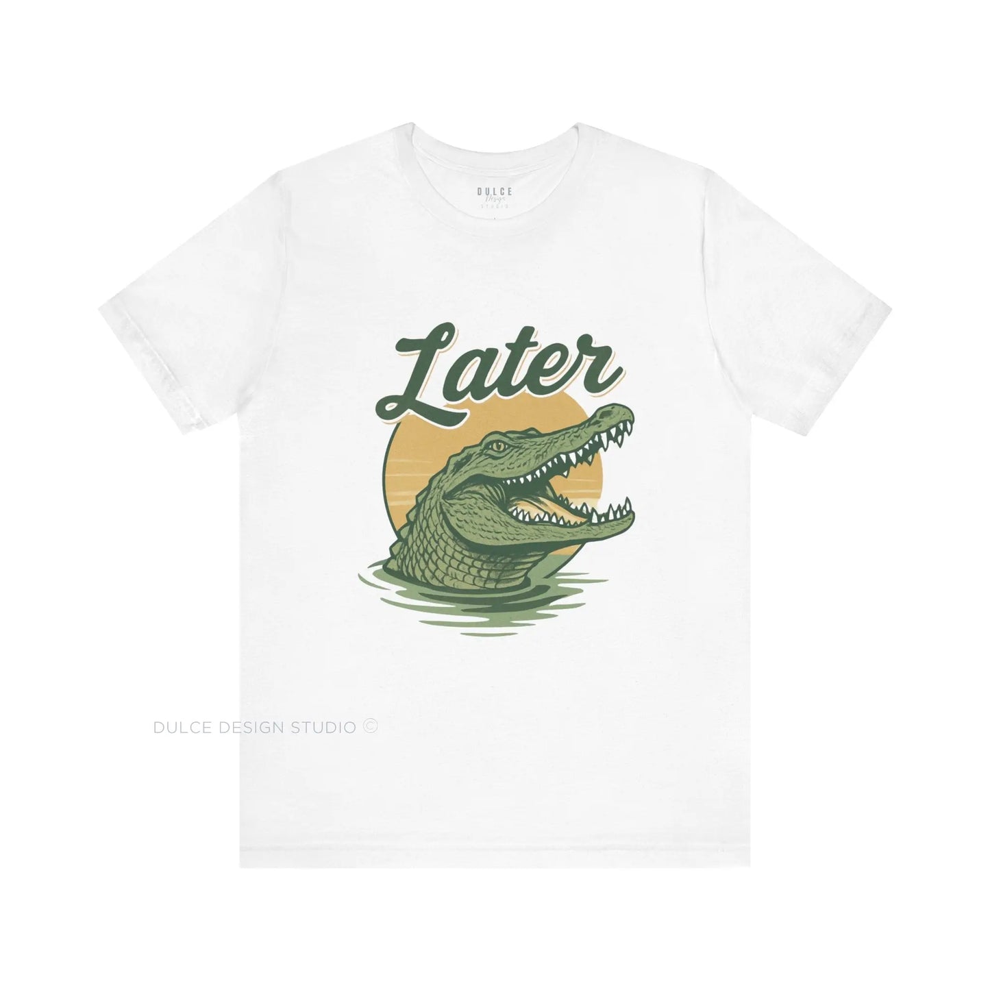 Later, Gator – Retro Alligator Graphic Tee - Dulce Design Studio