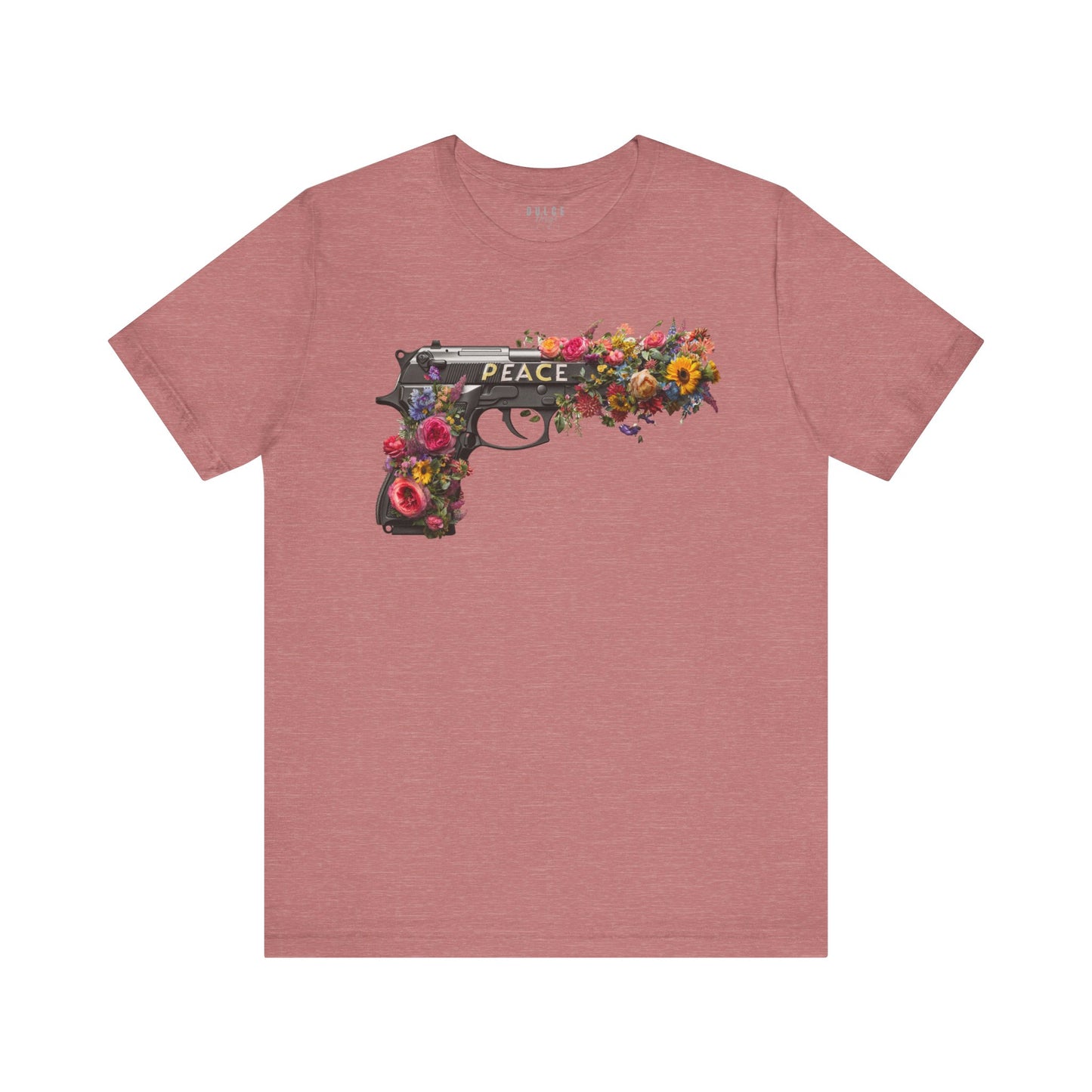 Peace In Bloom Shirt – Floral Weapon Graphic Tee
