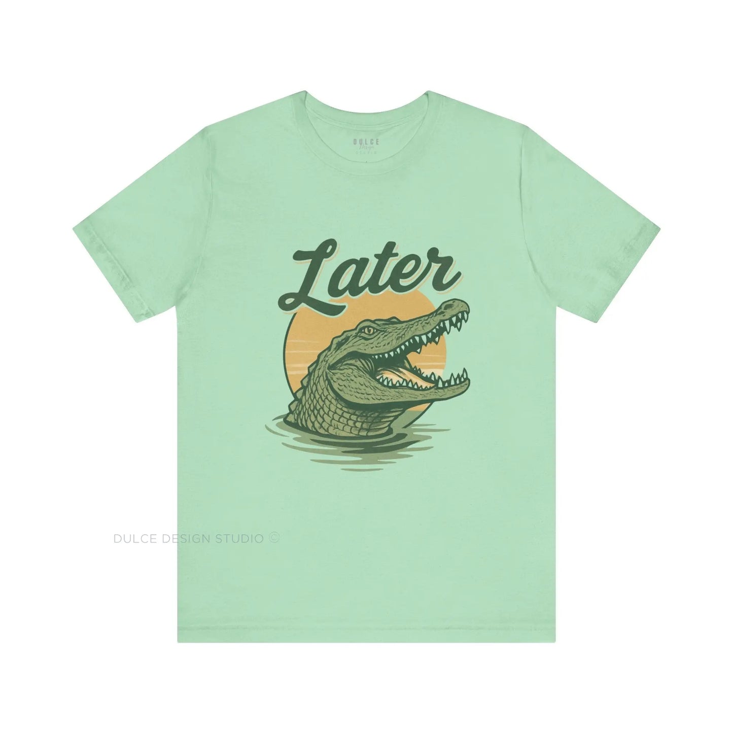 Later, Gator – Retro Alligator Graphic Tee - Dulce Design Studio