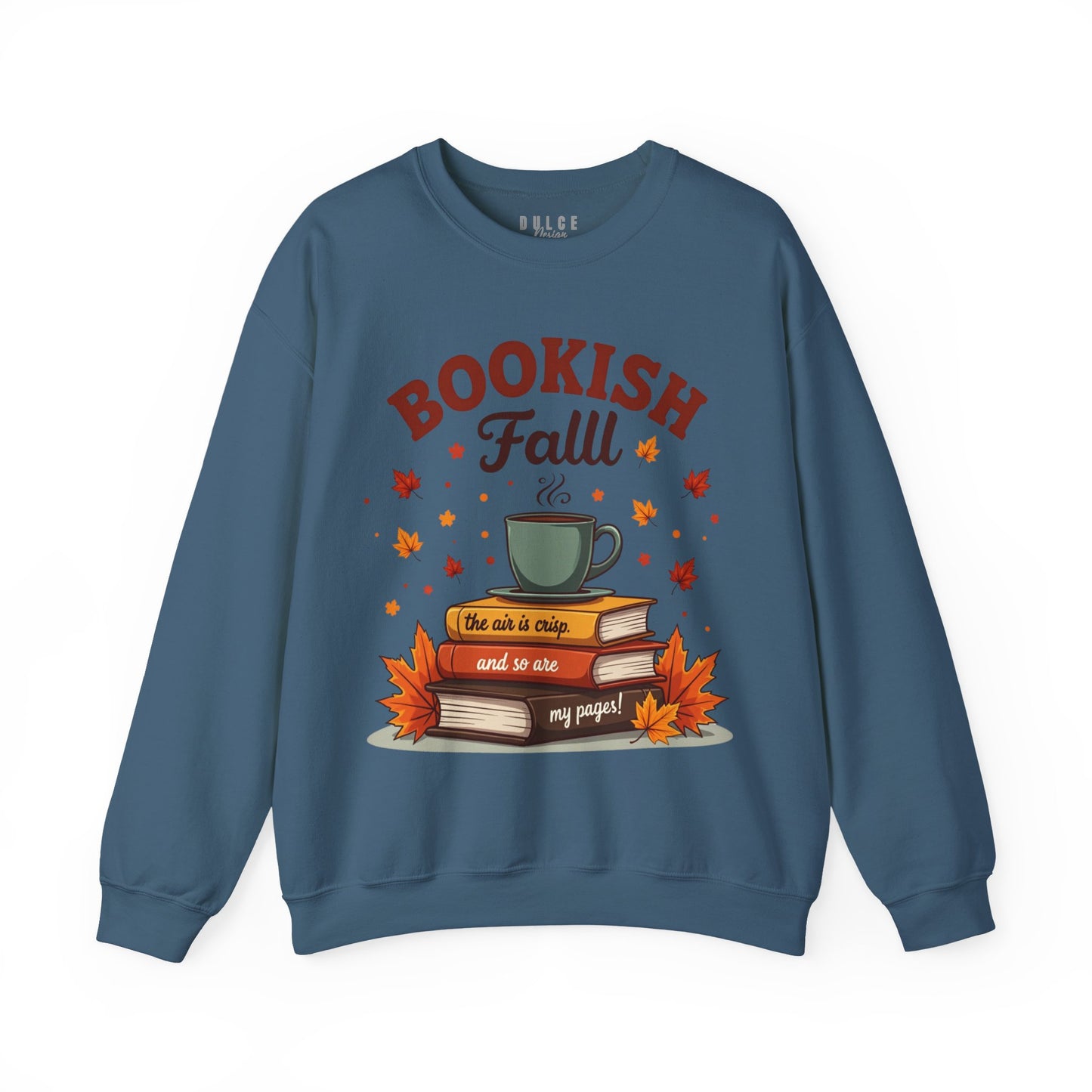 Bookish Fall Sweatshirt – Cozy Autumn Reading Pullover