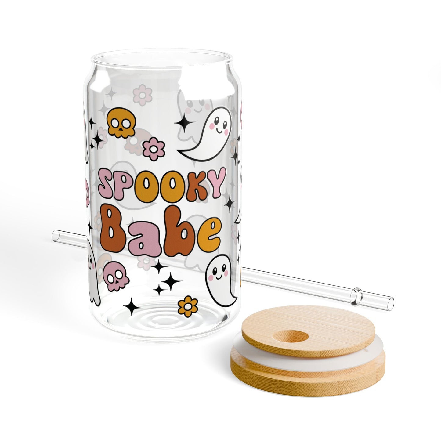 SPOOKY BABE - LIBBY GLASS 16oz- - Dulce Design Studio