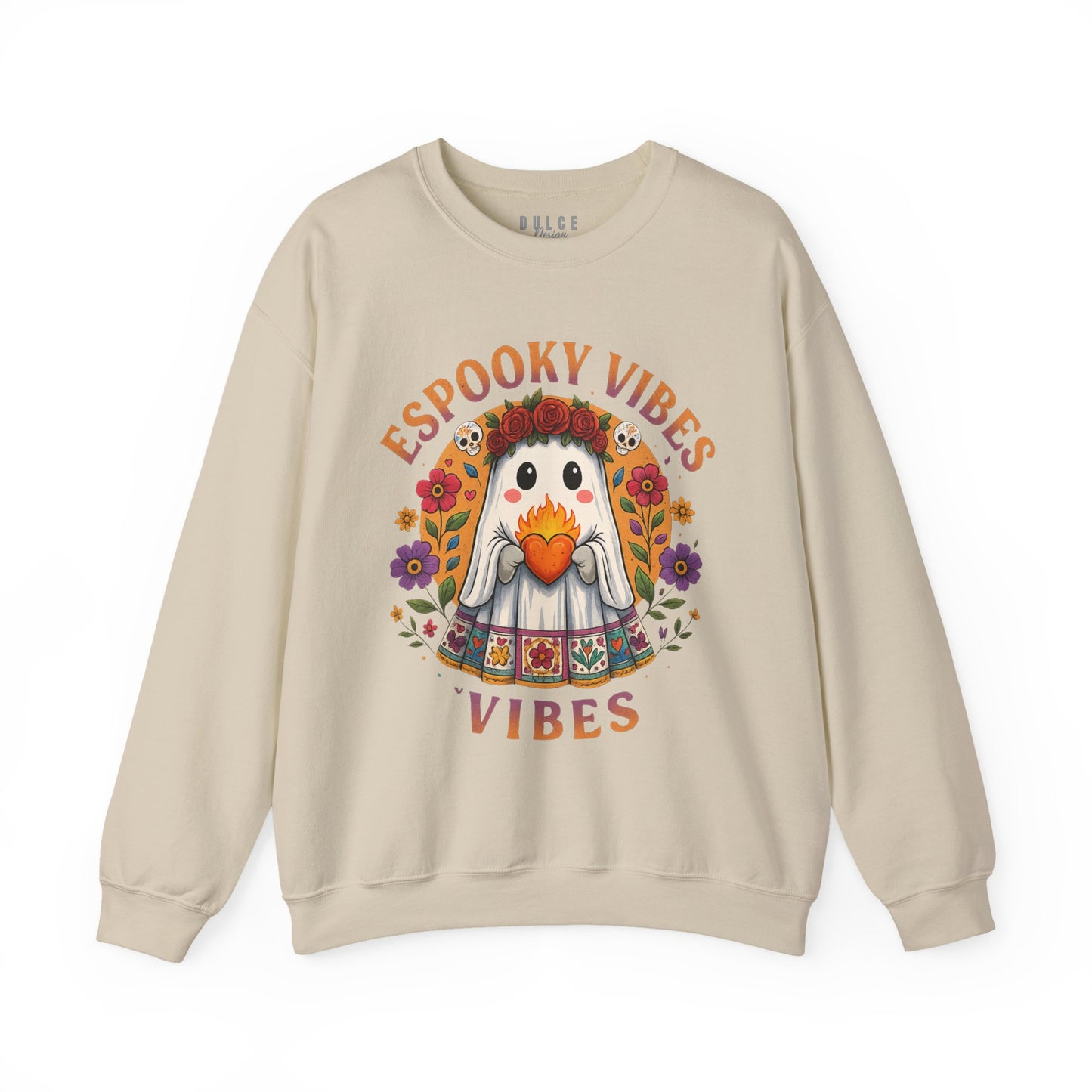 Espooky Vibes Sweatshirt – Cute Ghost Halloween Sweatshirt