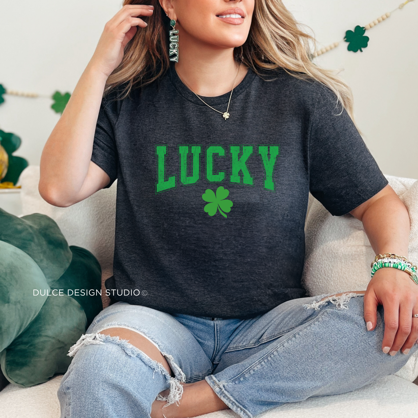 LUCKY T-SHIRT- - Dulce Design Studio