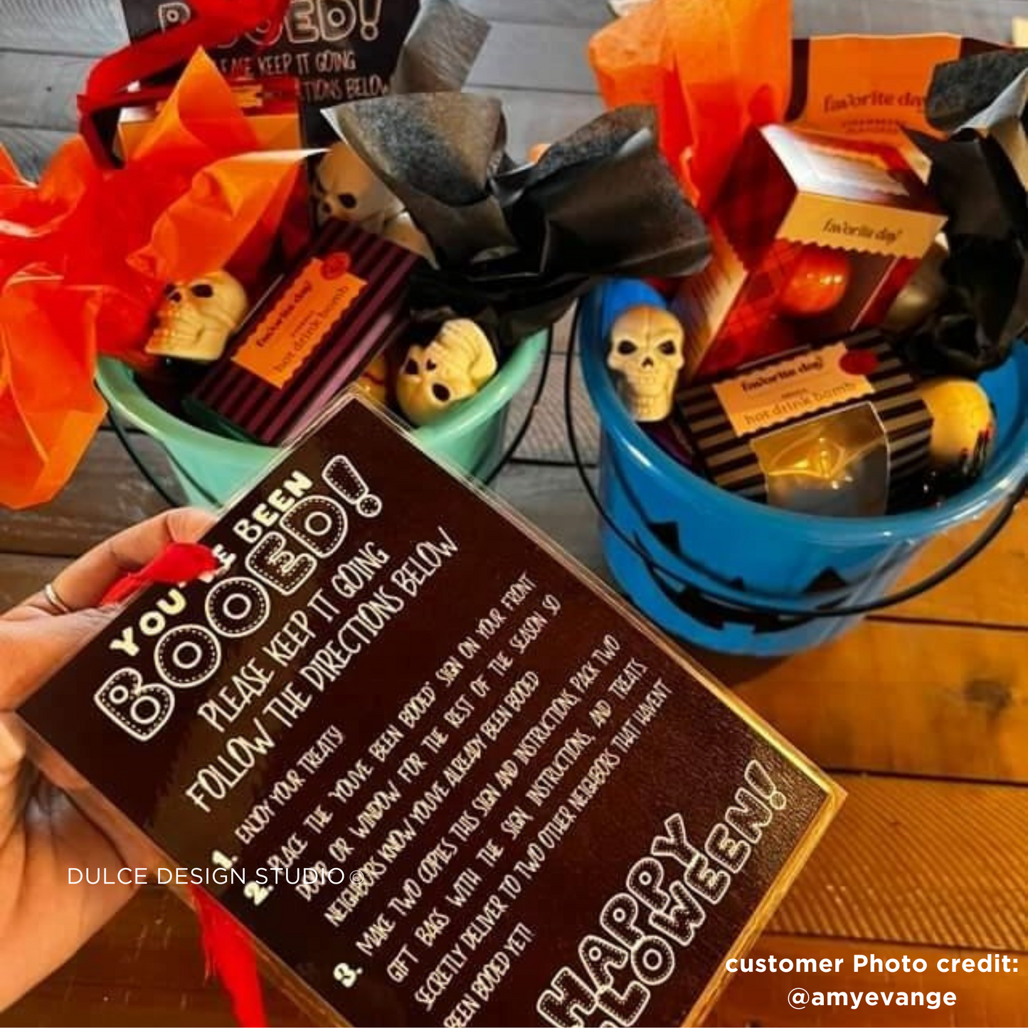 YOU'VE BEEN BOOED! DIGITAL PRINTABLE - SKULL- - Dulce Design Studio