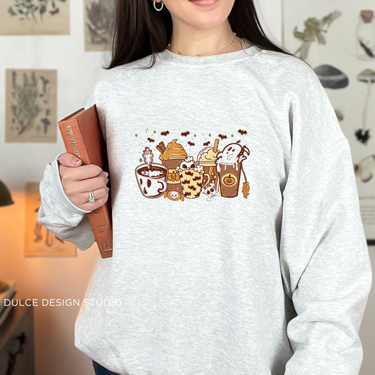 DESTRESSED HALLOWEEN LATTES-  - Dulce Design Studio