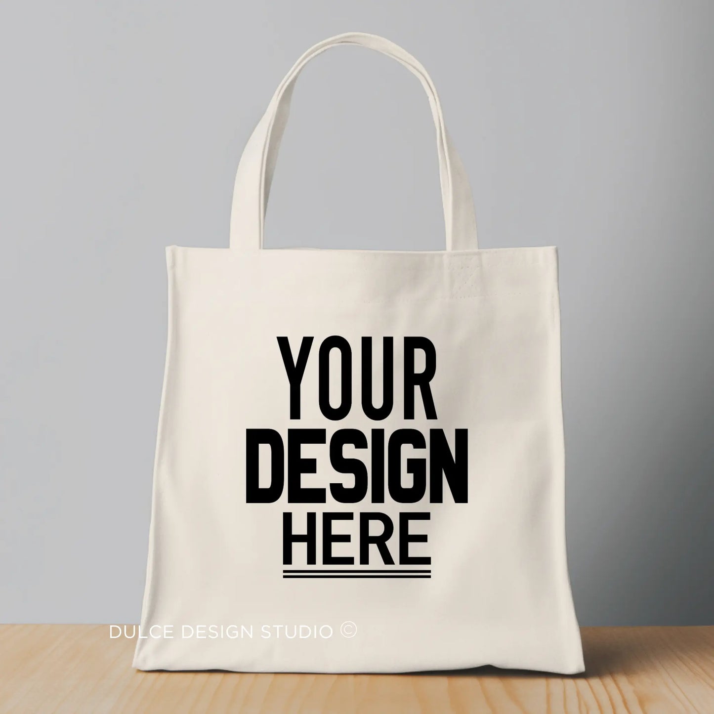 Customizable blank tote bag for printing your design