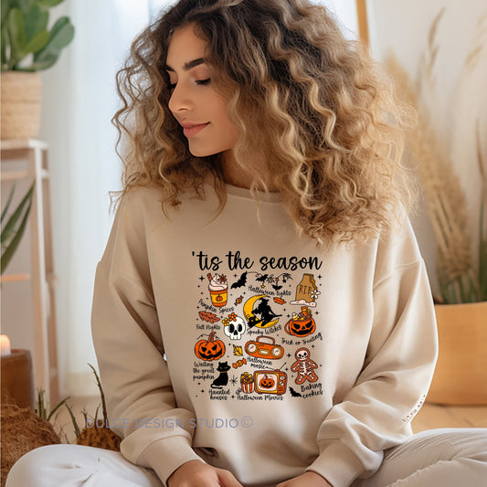 Halloween Doodles Sweatshirt – Cute & Cozy Fall Vibes