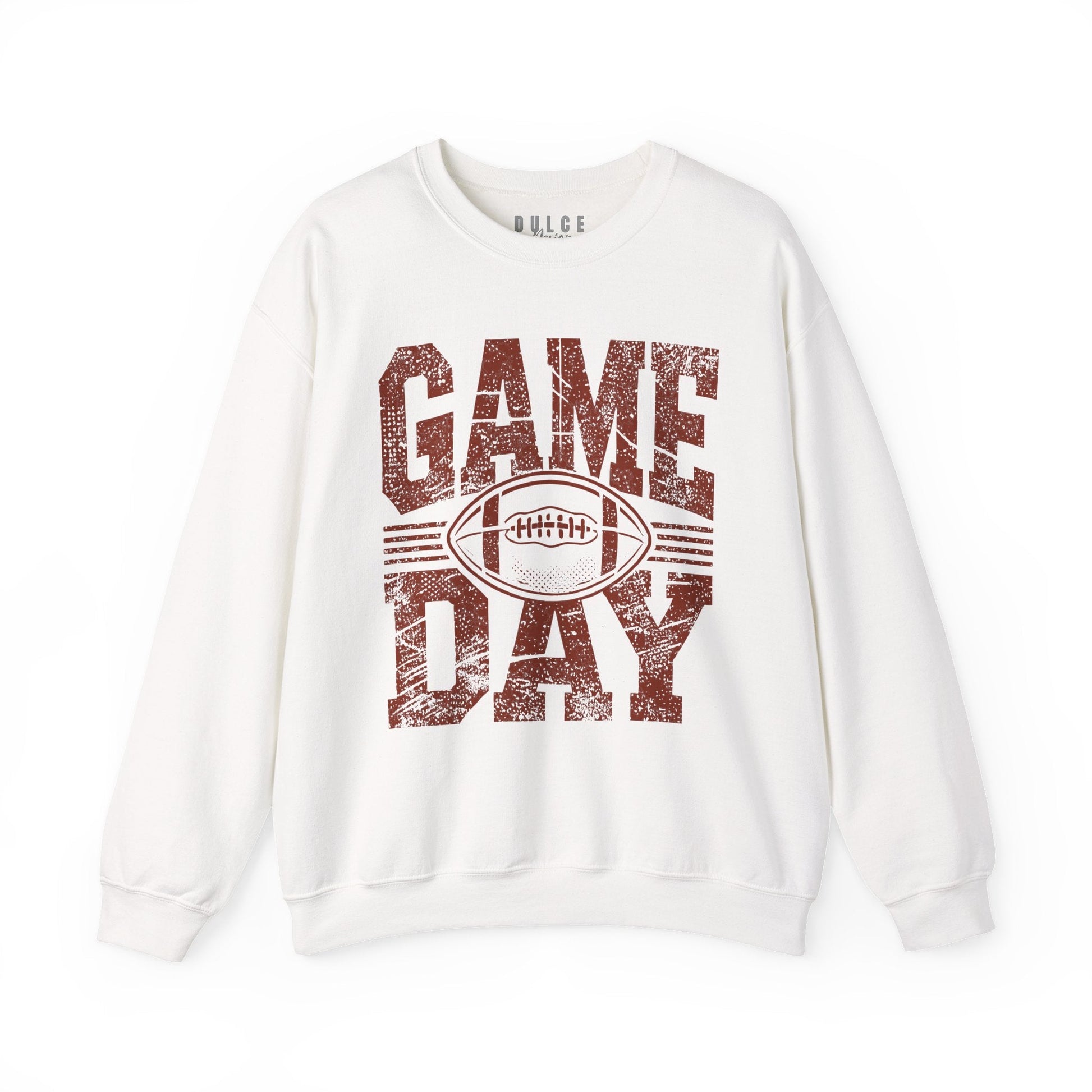 Game Day Sweatshirt – vintage distressed football pullover-  - Dulce Design Studio
