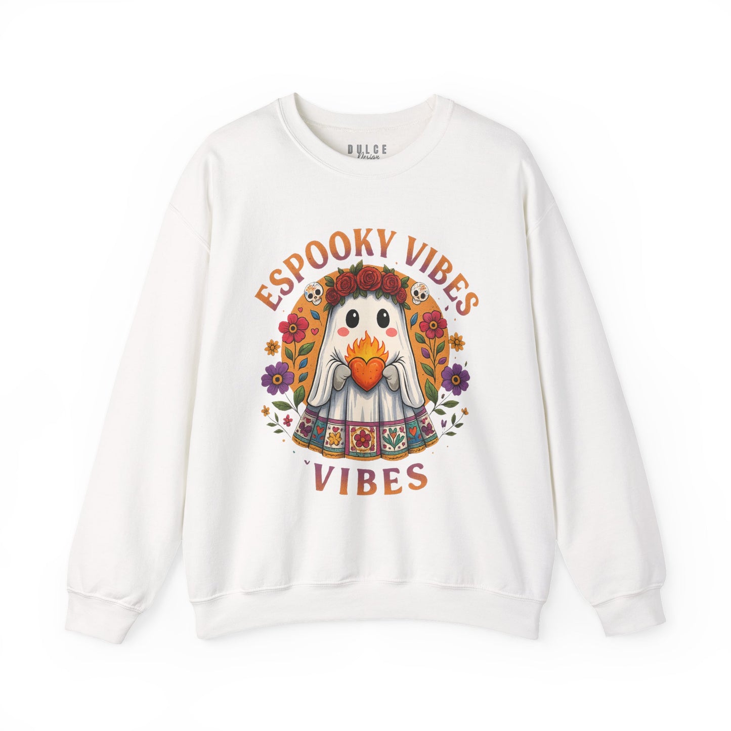 Espooky Vibes Sweatshirt – Cute Ghost Halloween Sweatshirt