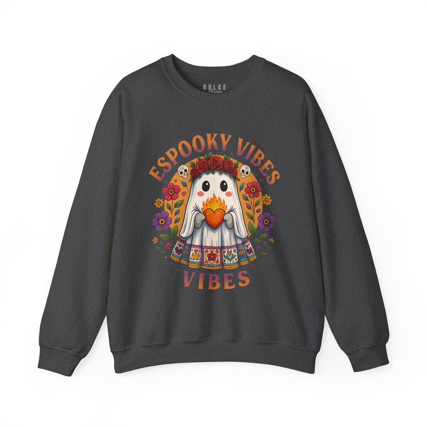 Espooky Vibes Sweatshirt – Cute Ghost Halloween Sweatshirt