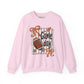 Game Day Sweatshirt – Cute Football Pullover with Bows & Stars-  Light Pink / 3XL- Dulce Design Studio