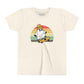 SKATEBOARDING GHOST HALLOWEEN UNISEX YOUTH TEE - COOL & SPOOKY T-SHIRT FOR KIDS-  Natural / XL- Dulce Design Studio